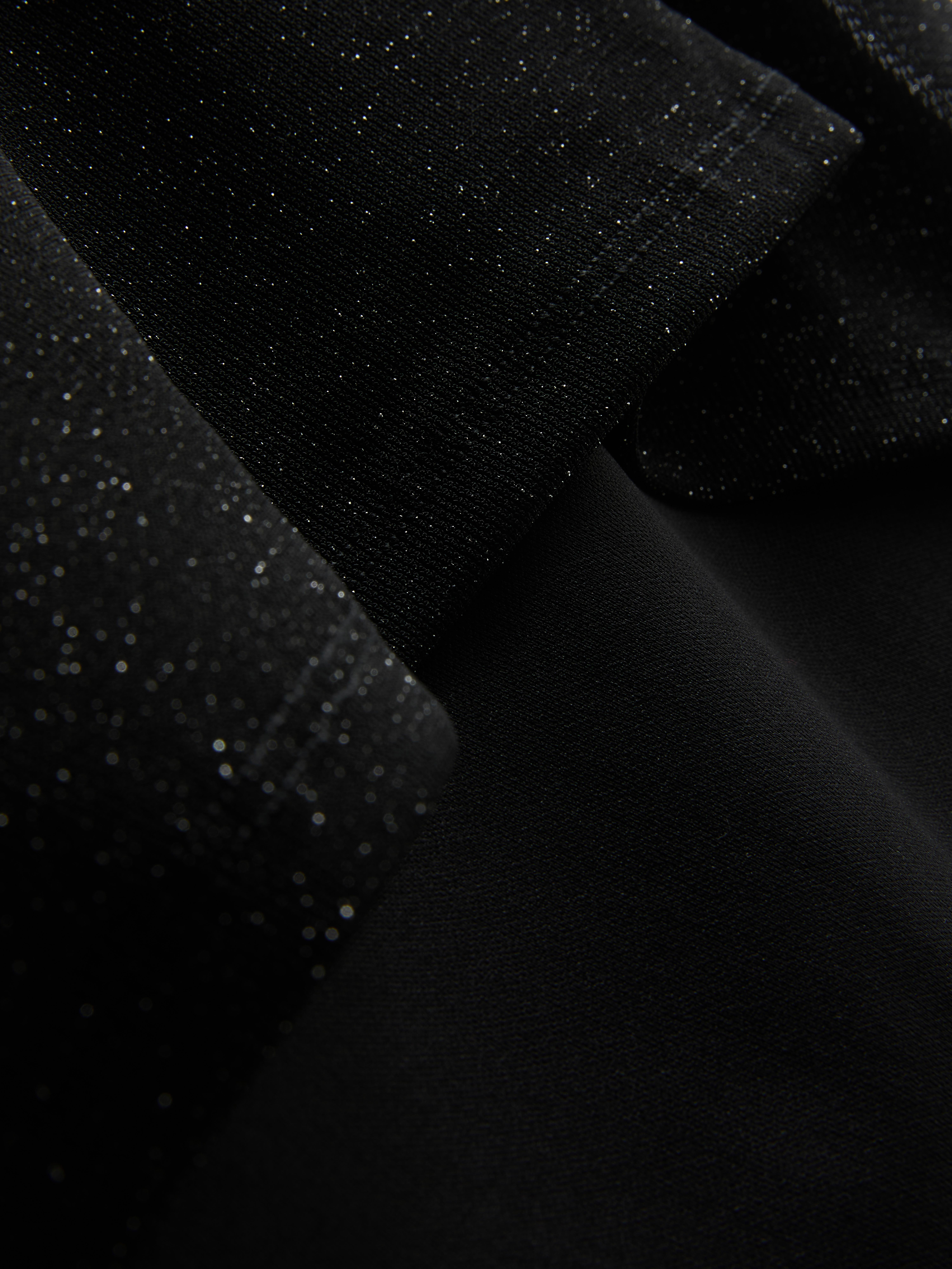 Long Sparkly Knitted Skirt