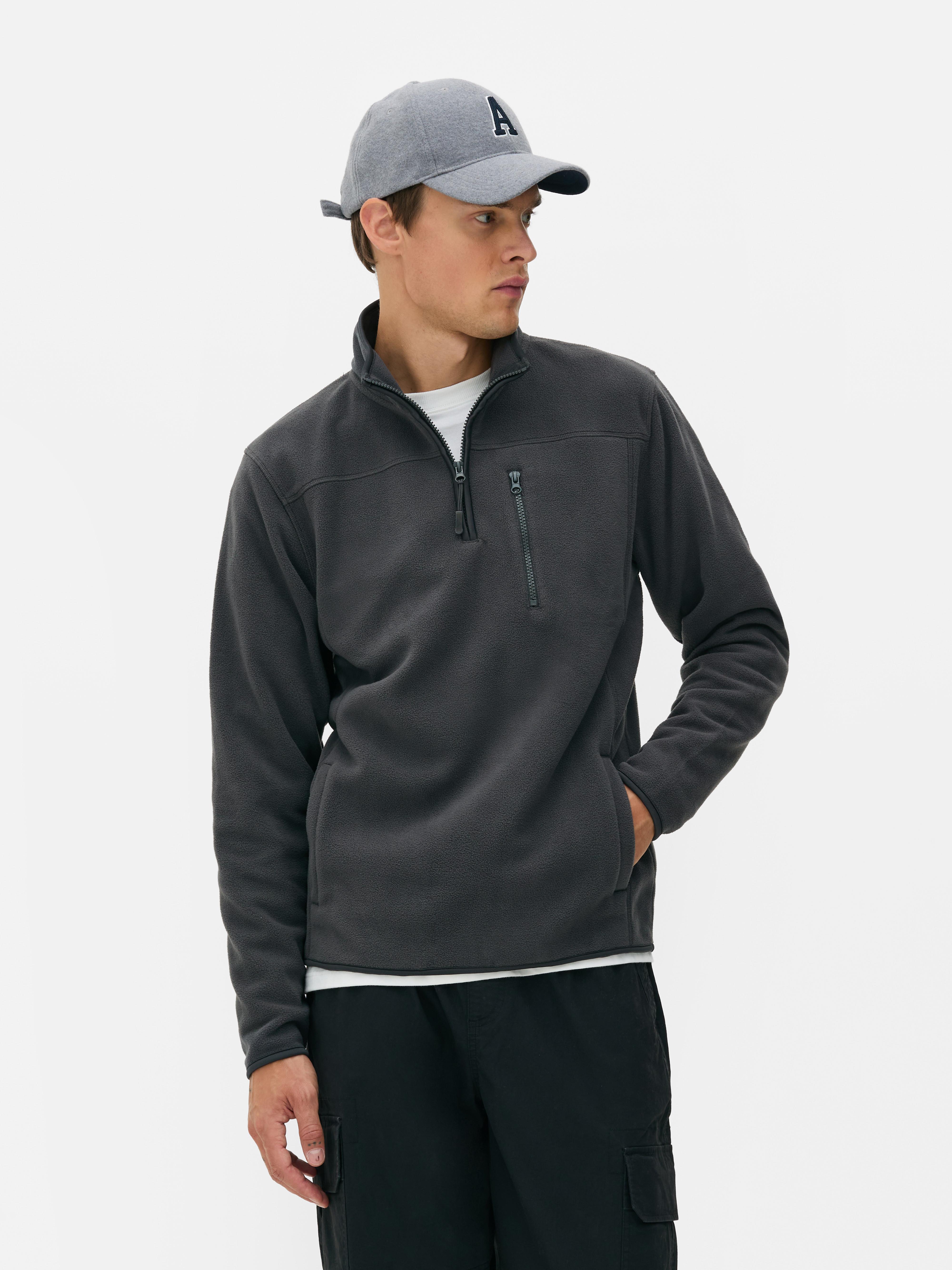 Quarter Zip Fleece Sweatshirt