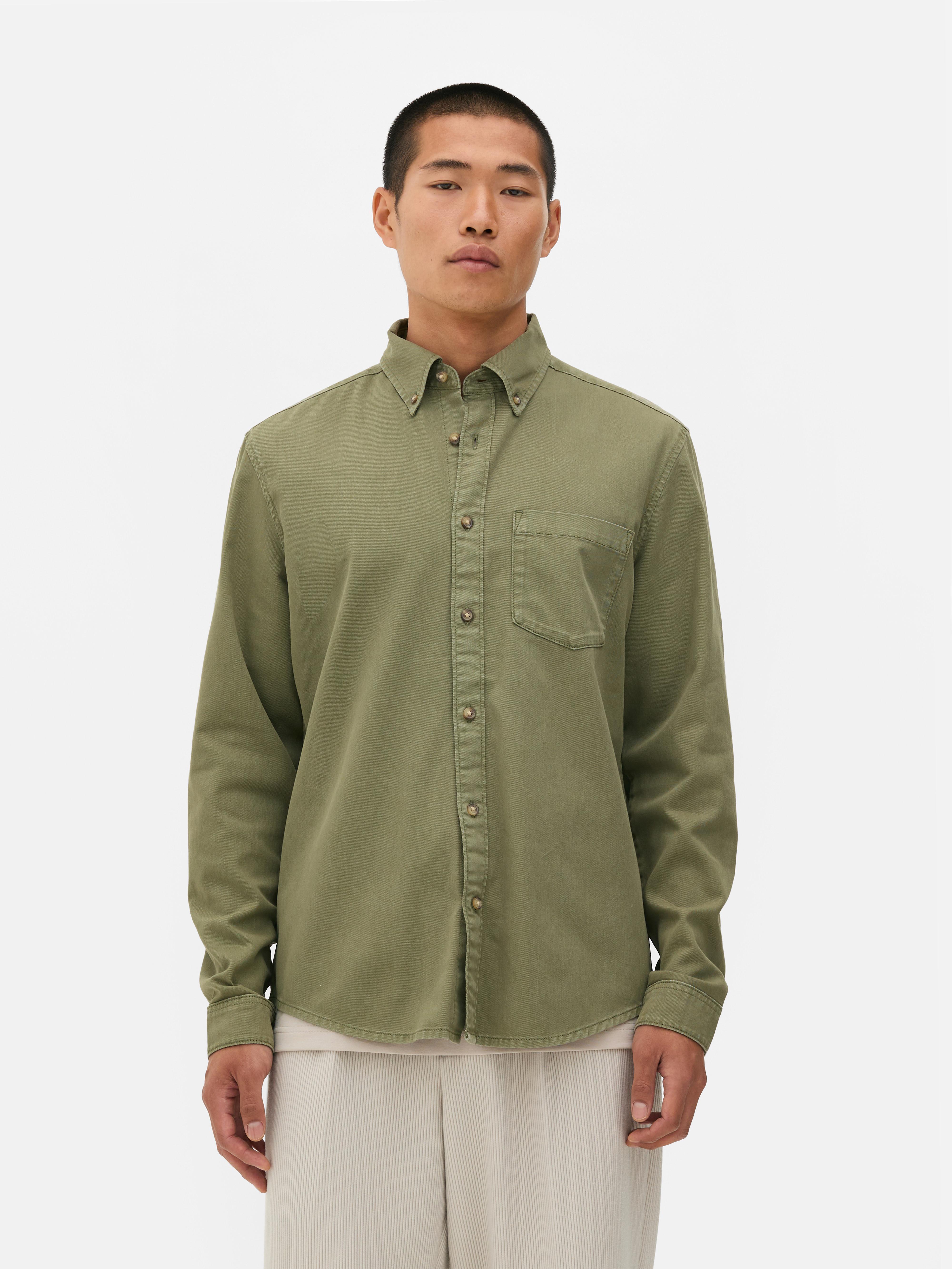 Long Sleeve Twill Shirt