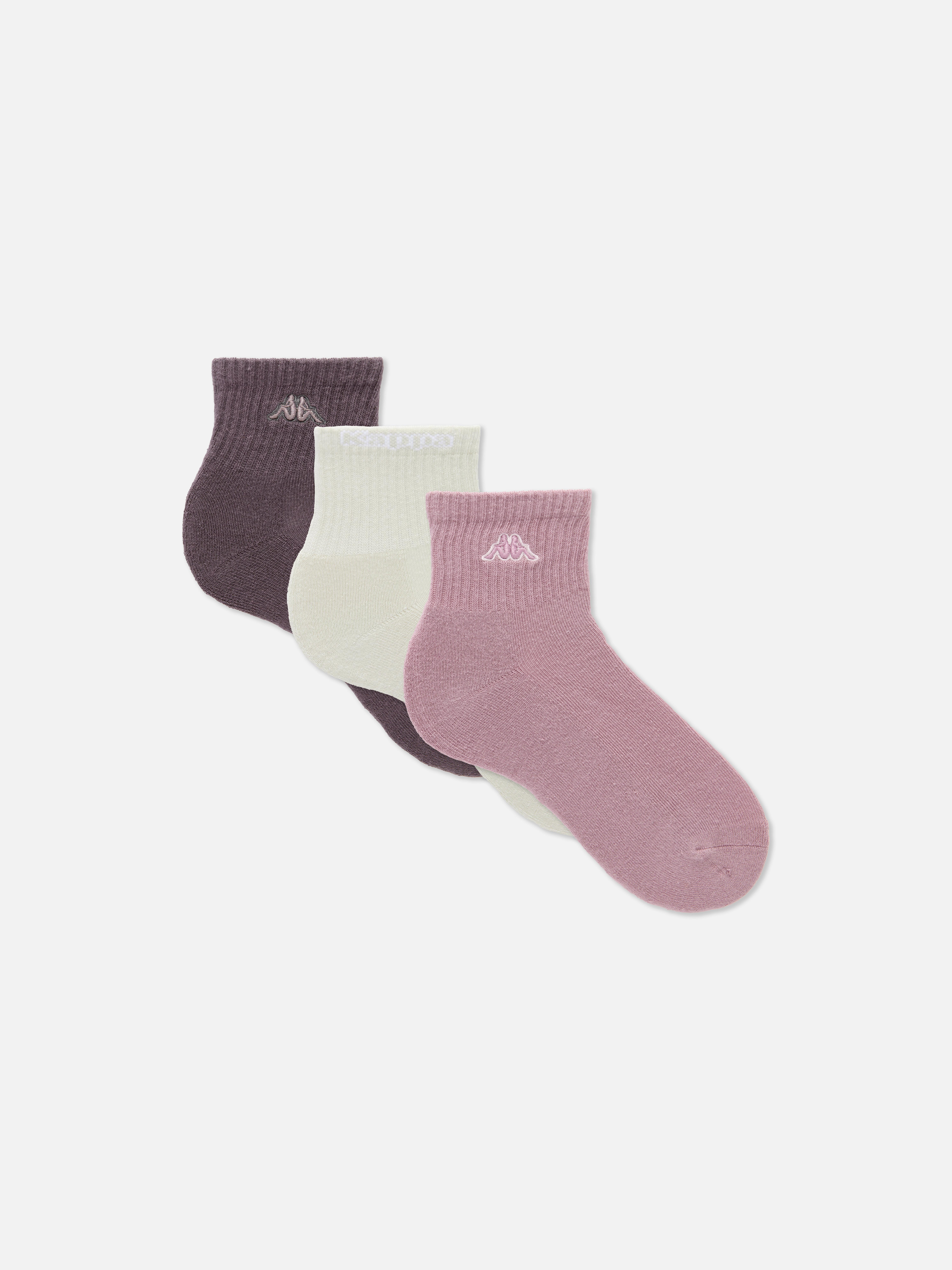3pk Kappa Quarter Socks