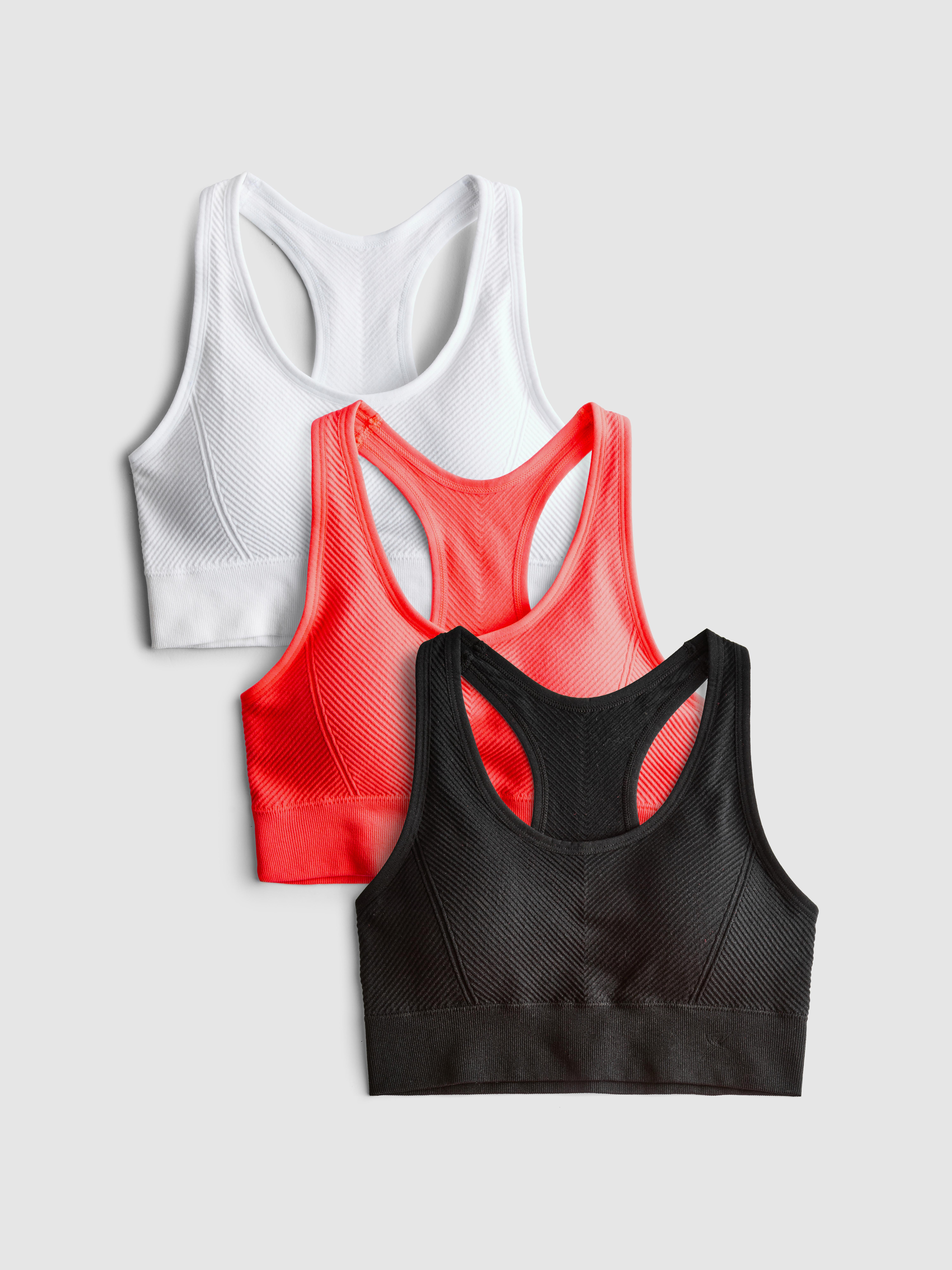 3-Pack Seamless Sports Bras