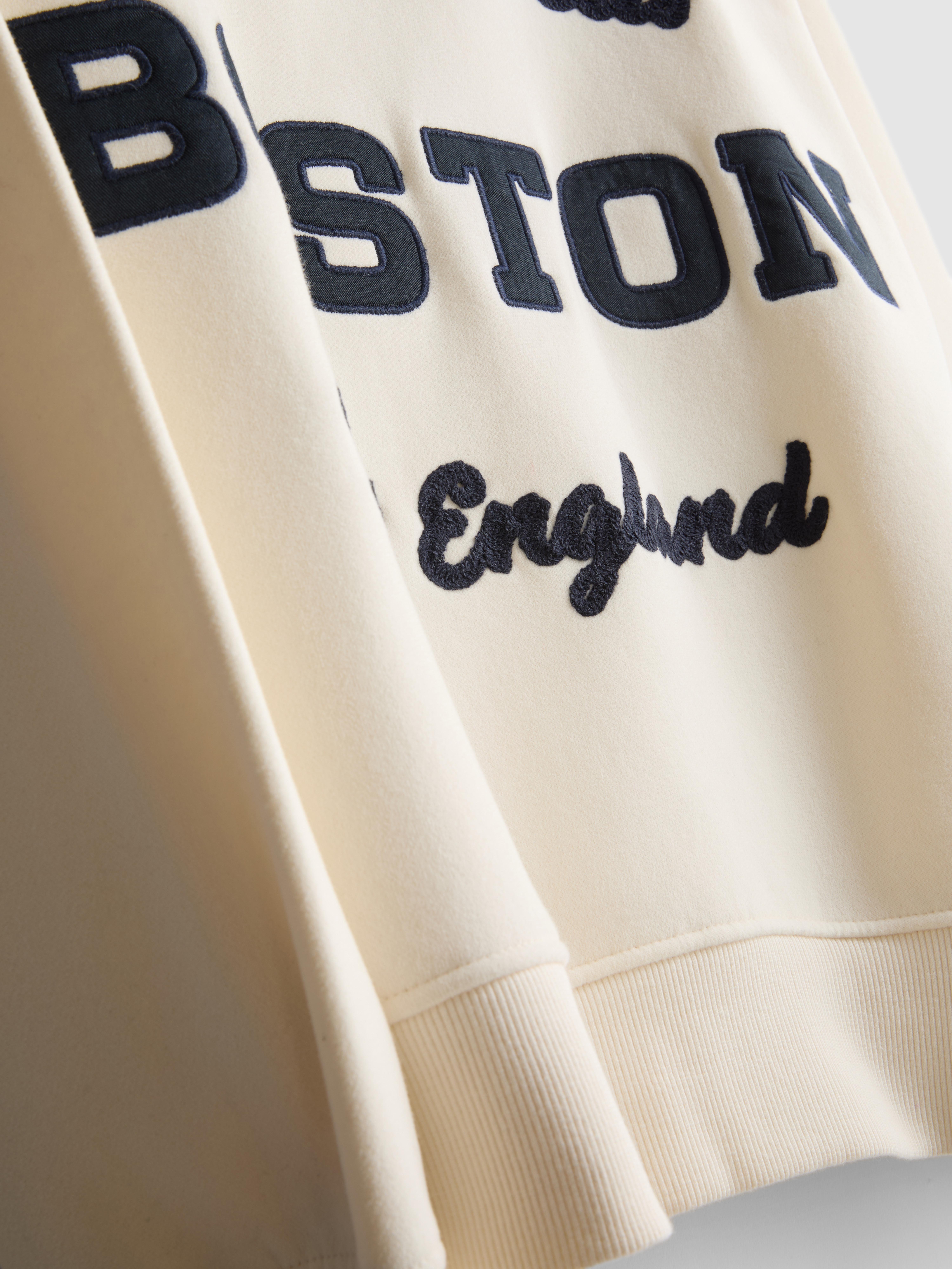 Oversized Cotton Rich Boston Sweatshirt