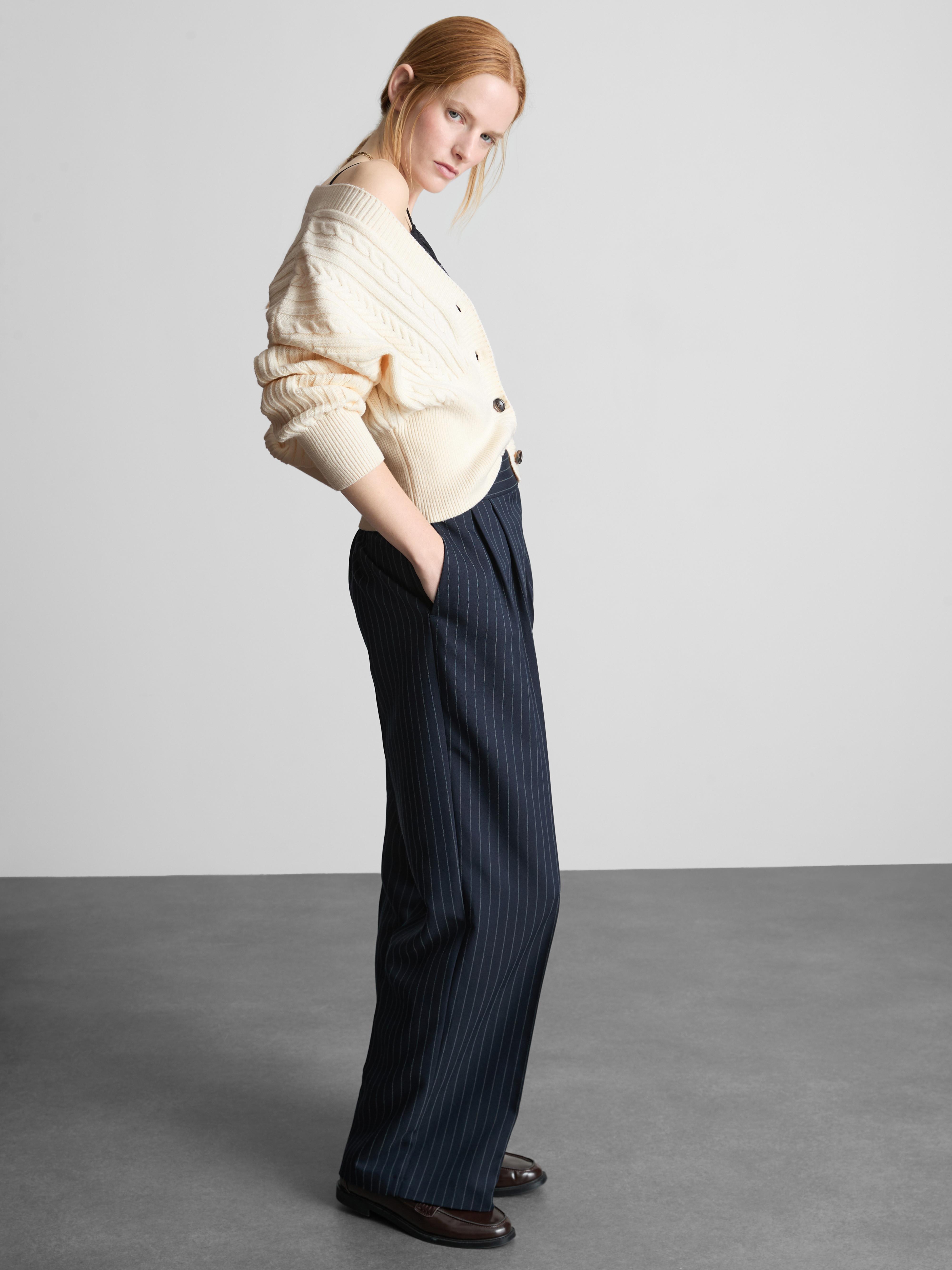 Cable Knit Sculpted Cardigan