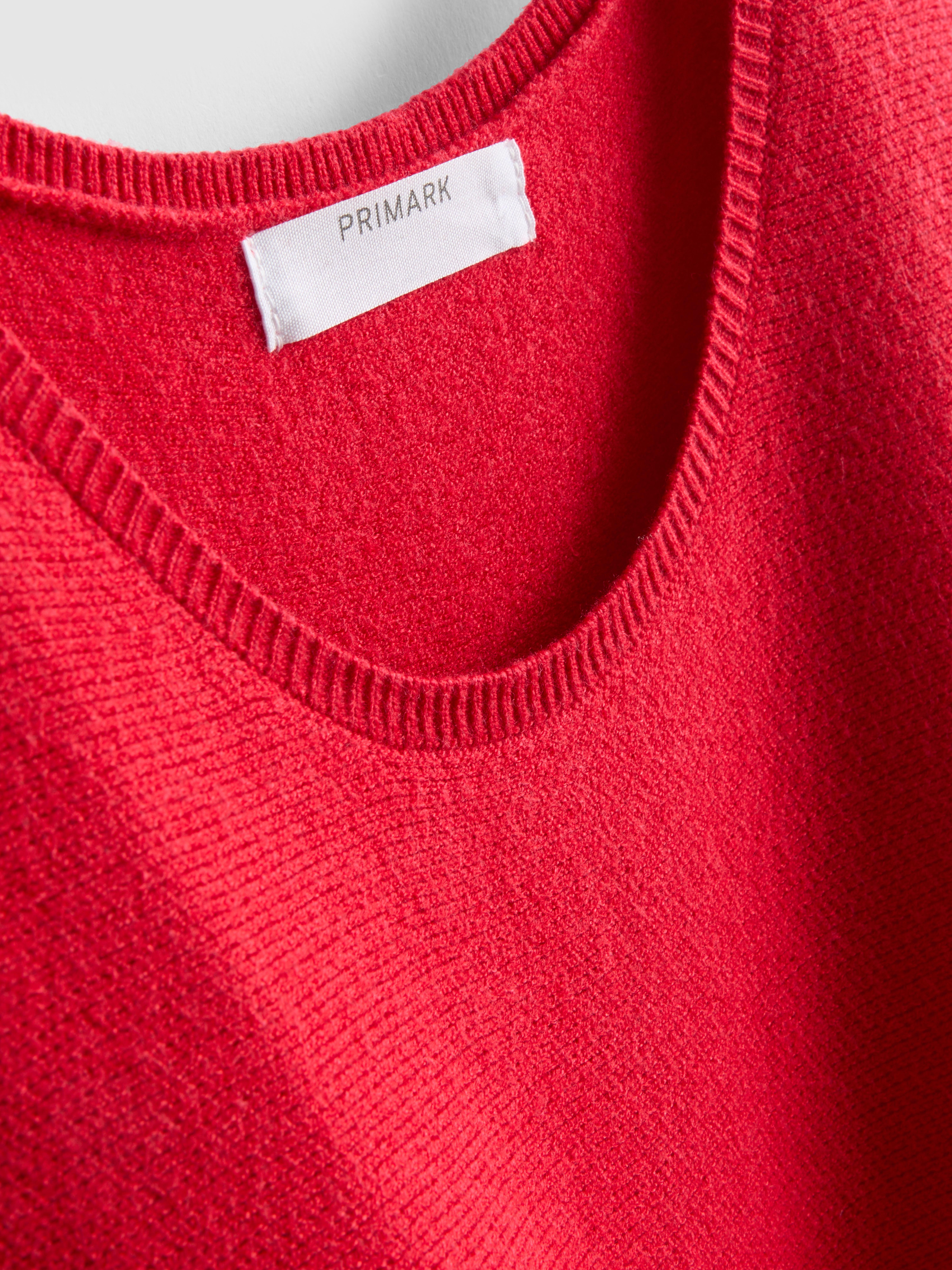 Embroidered Knit Mini Dress