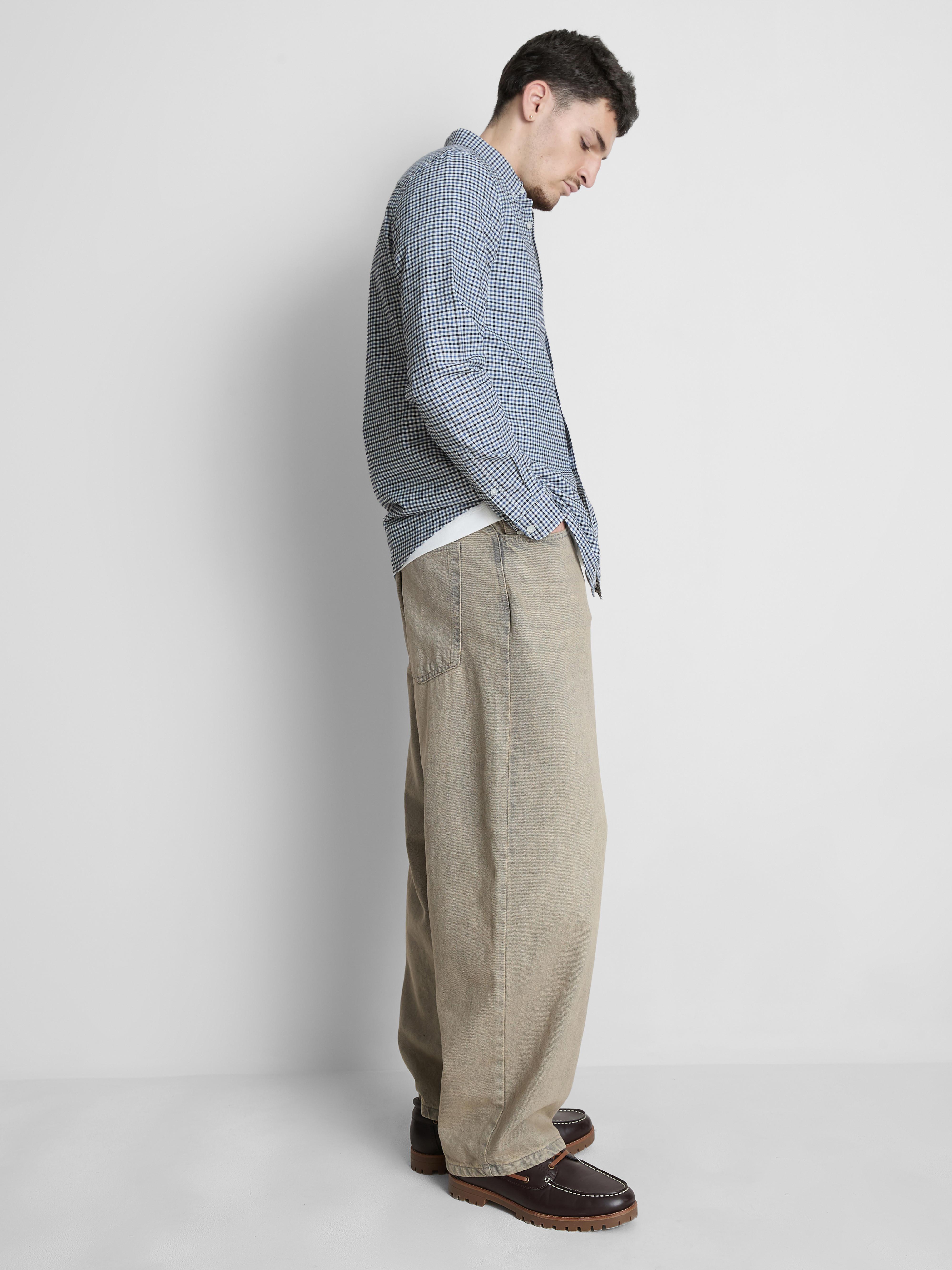 Long Sleeve Check Oxford Shirt