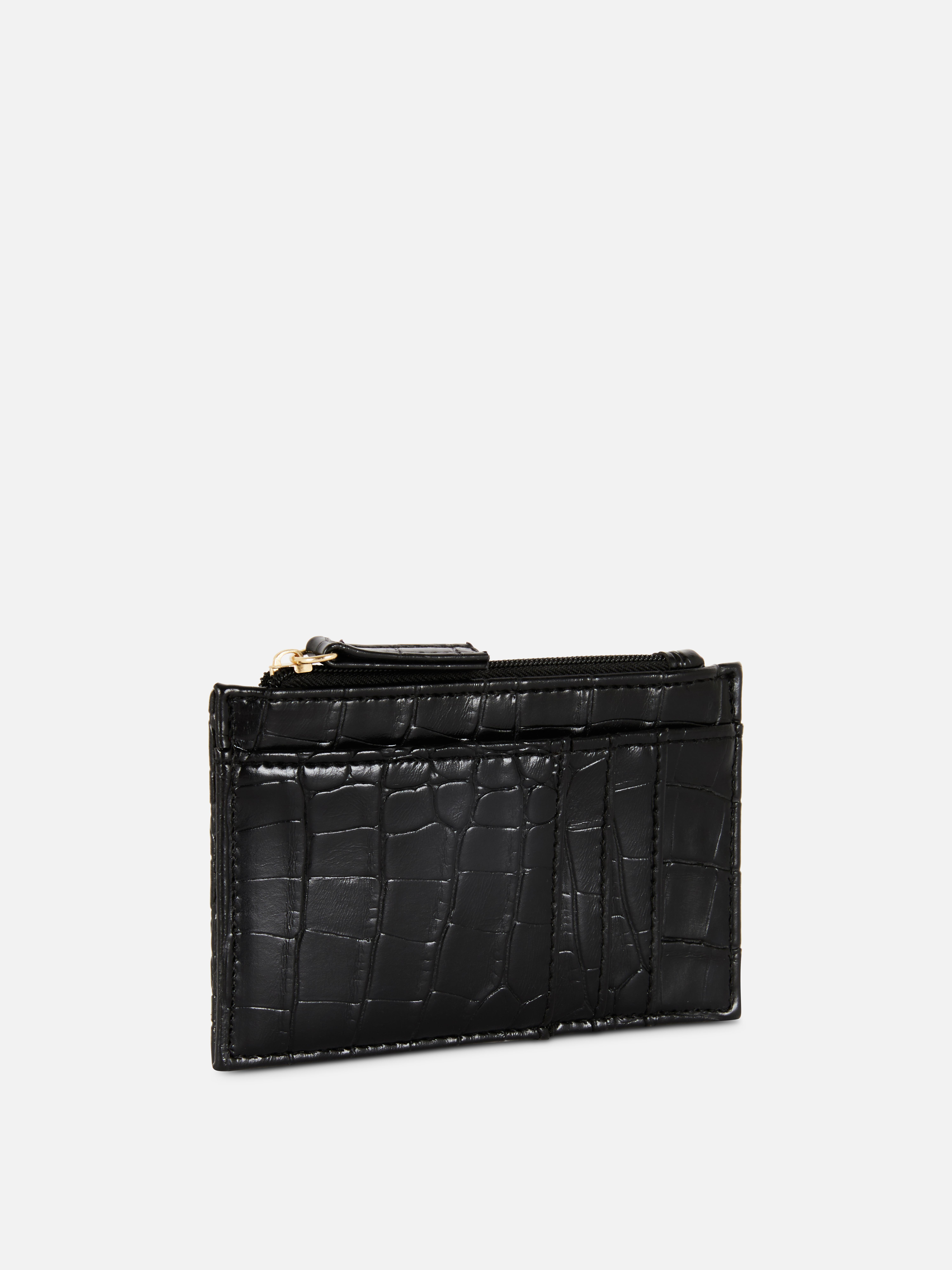 Faux Leather Card Holder