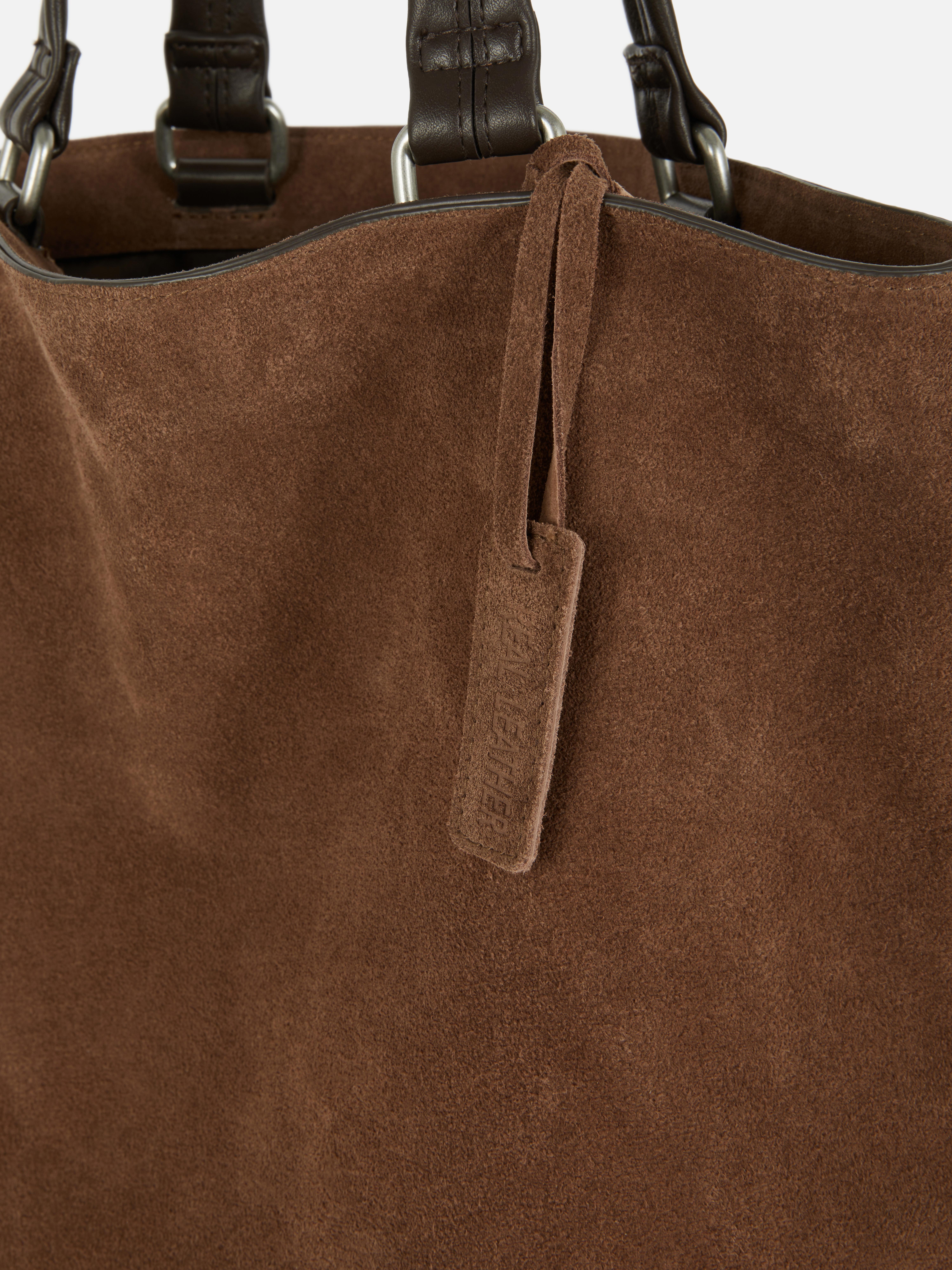 Suede Tote Bag