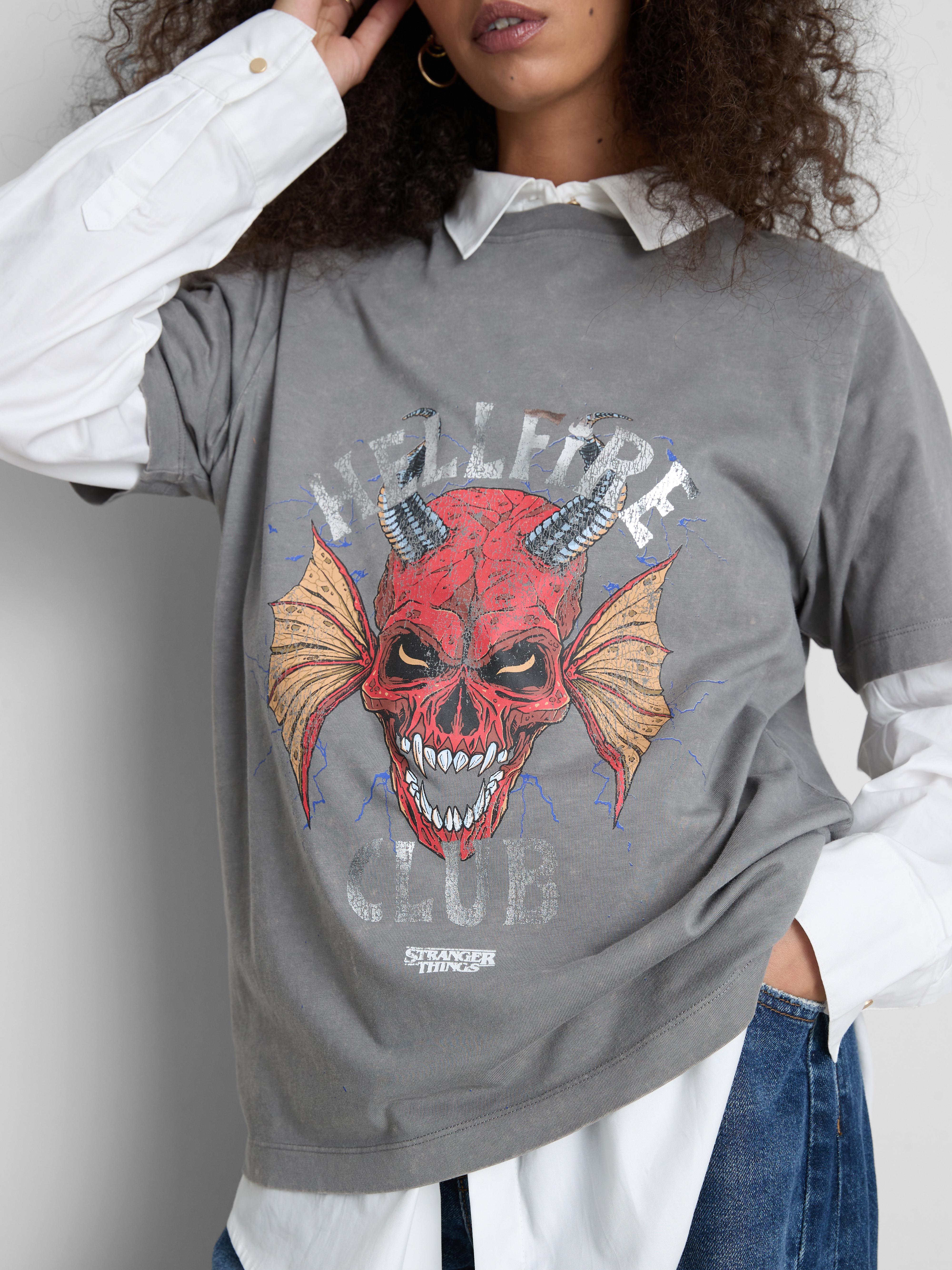 Stranger Things Short Sleeve Hellfire Club Logo T-Shirt