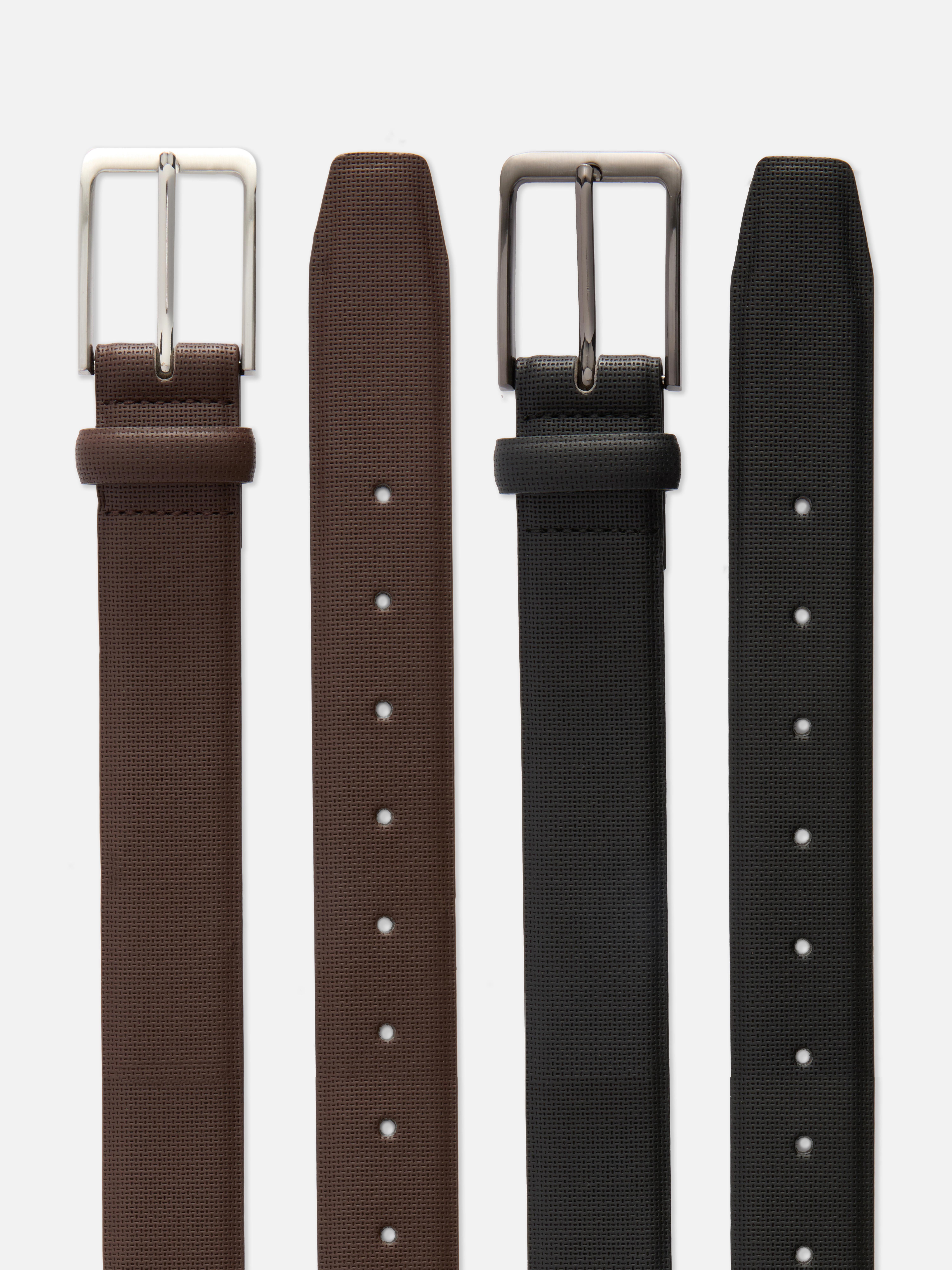 2-Pack Embossed Belts