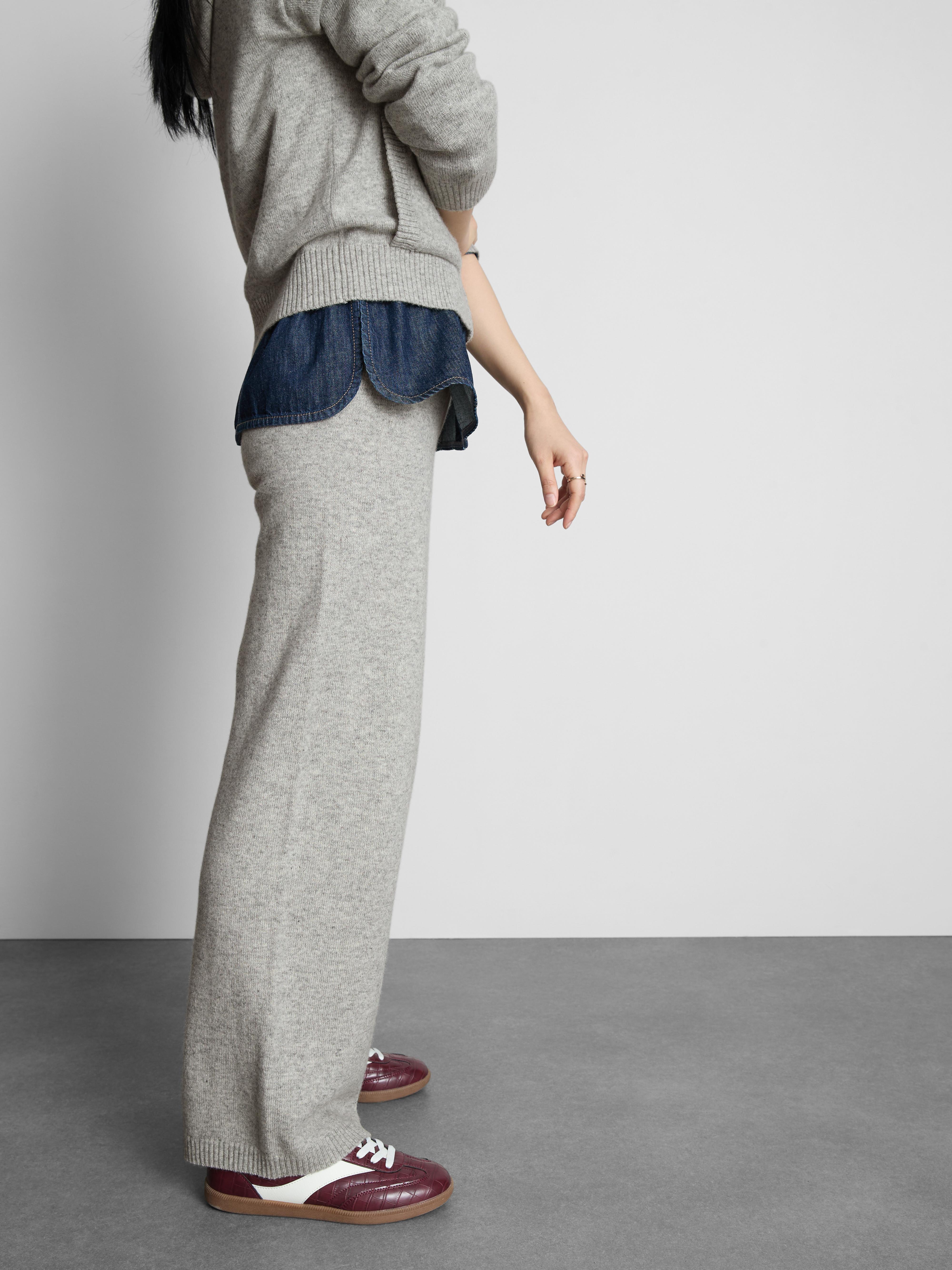 The Edit Cozy Ribbed Pants