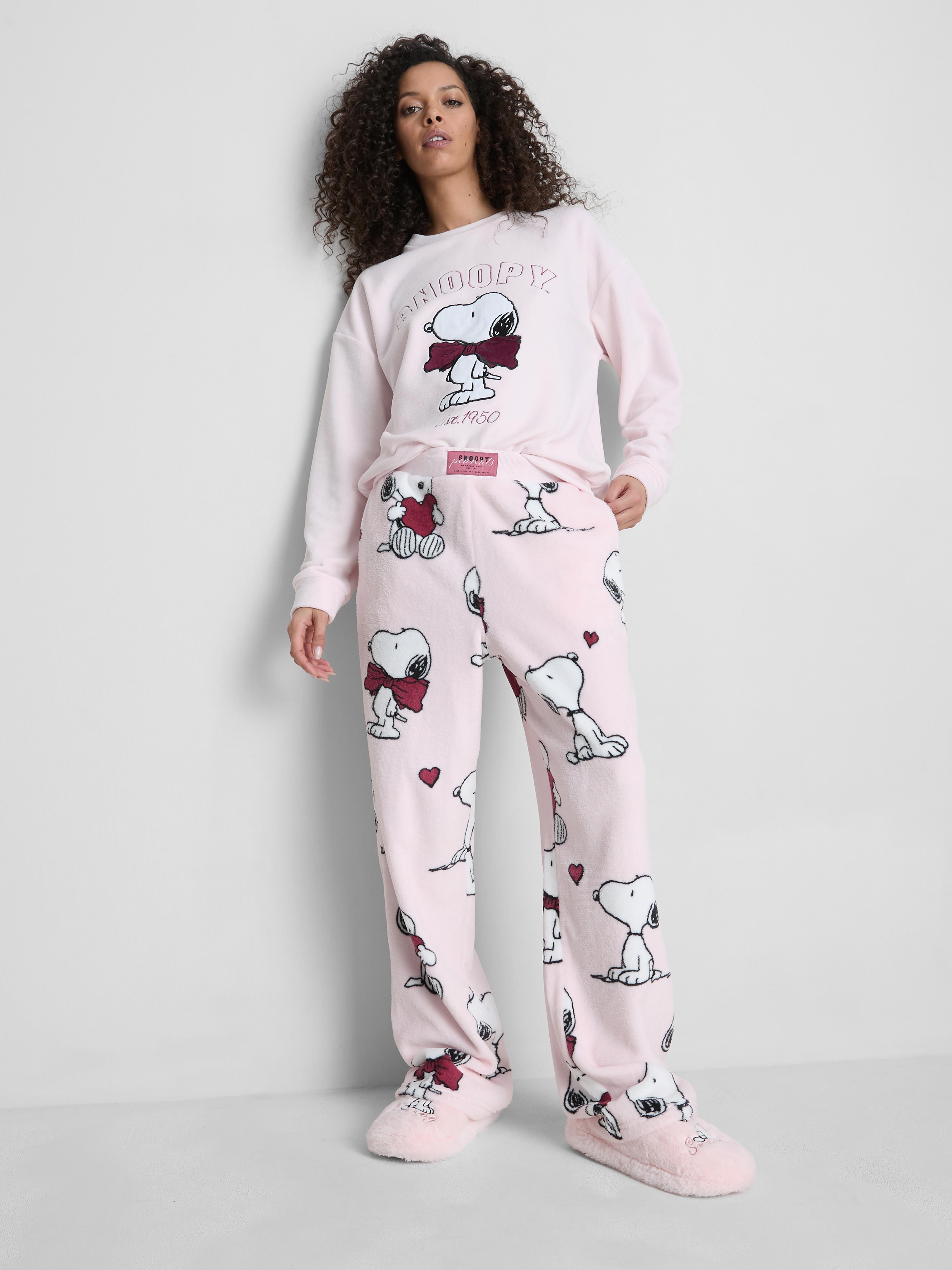 Snoopy Plush Pajama Bottoms