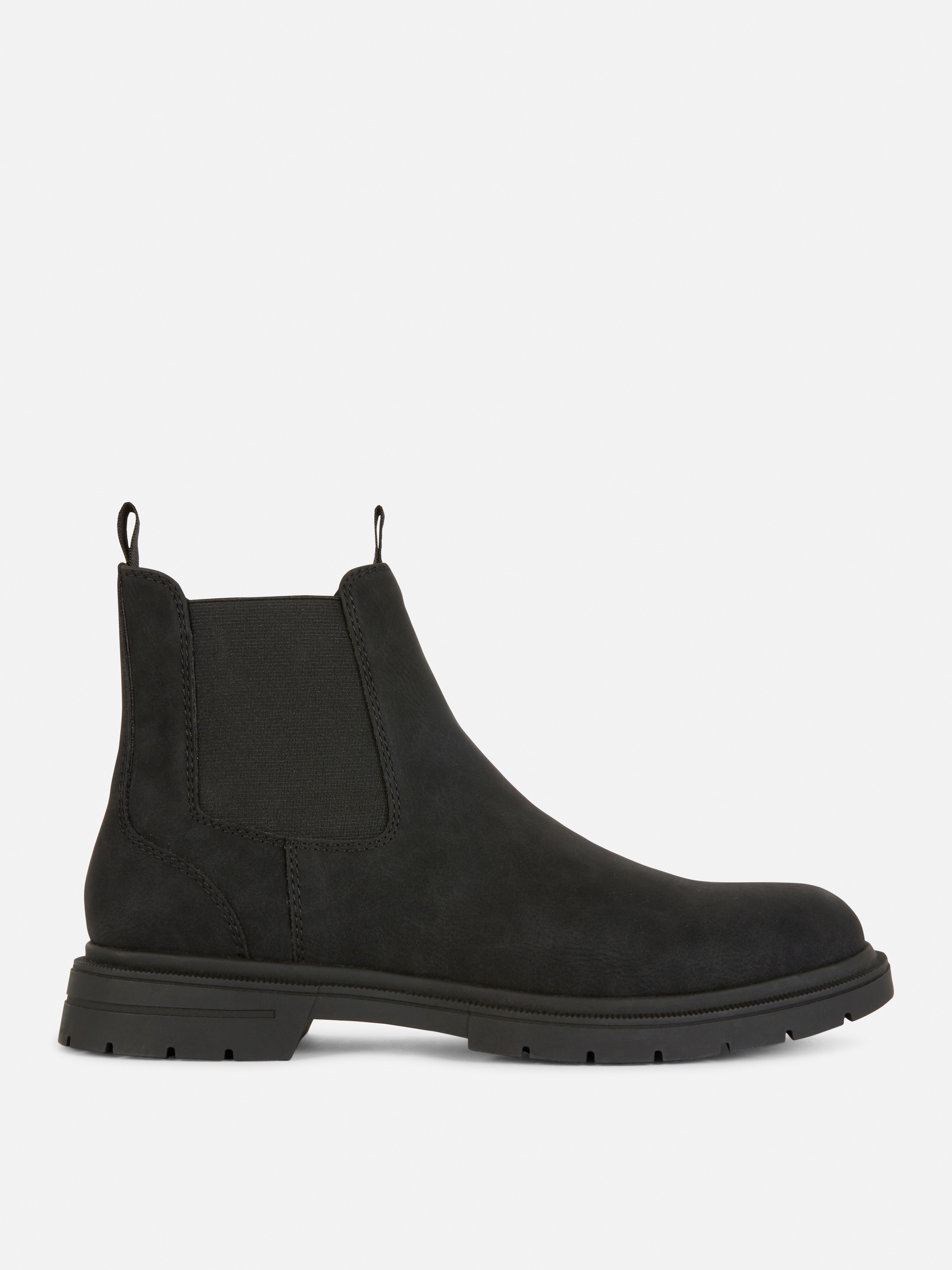 Faux Suede Chelsea Boot