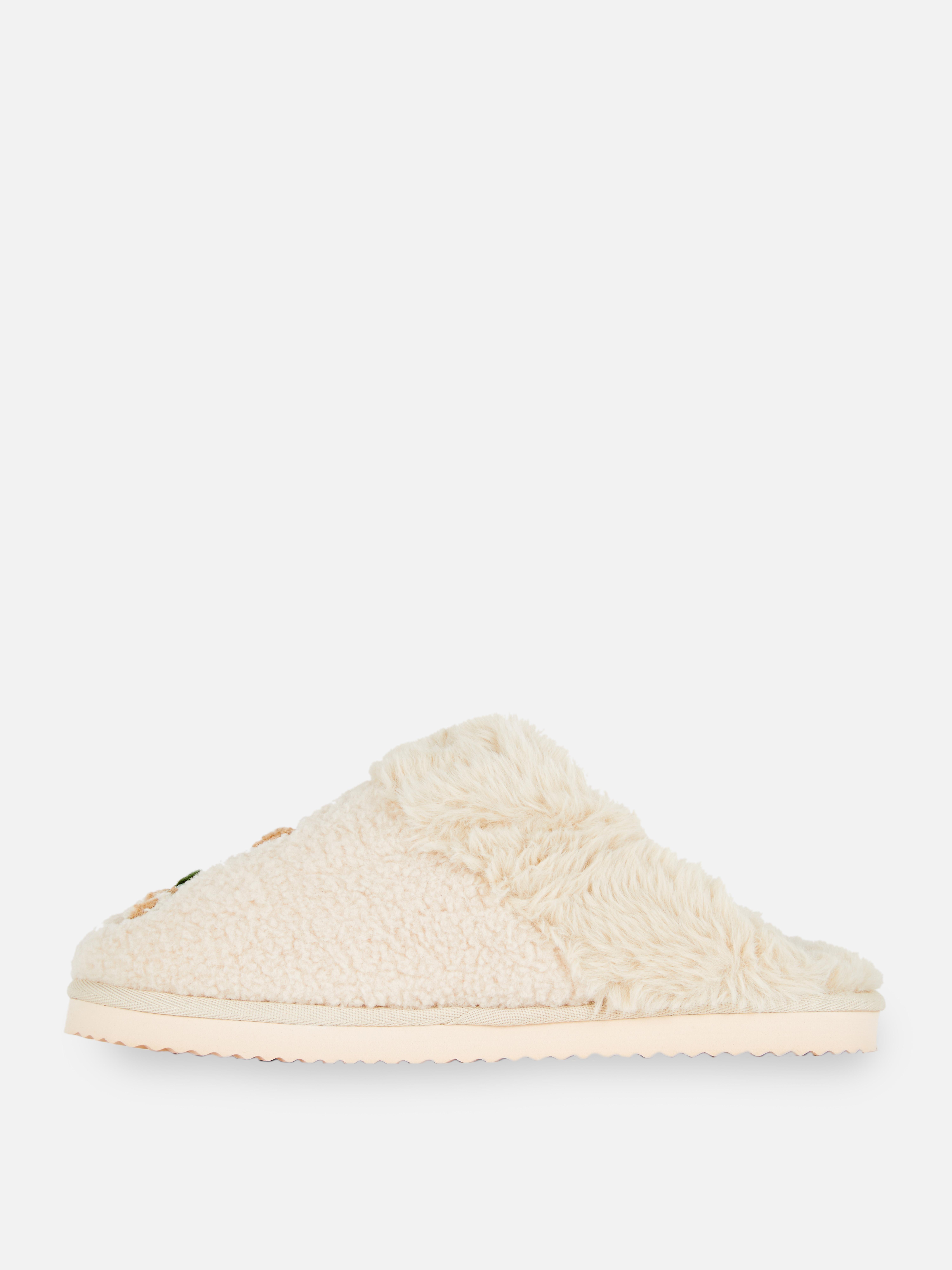 Cozy Bear Mule Slippers