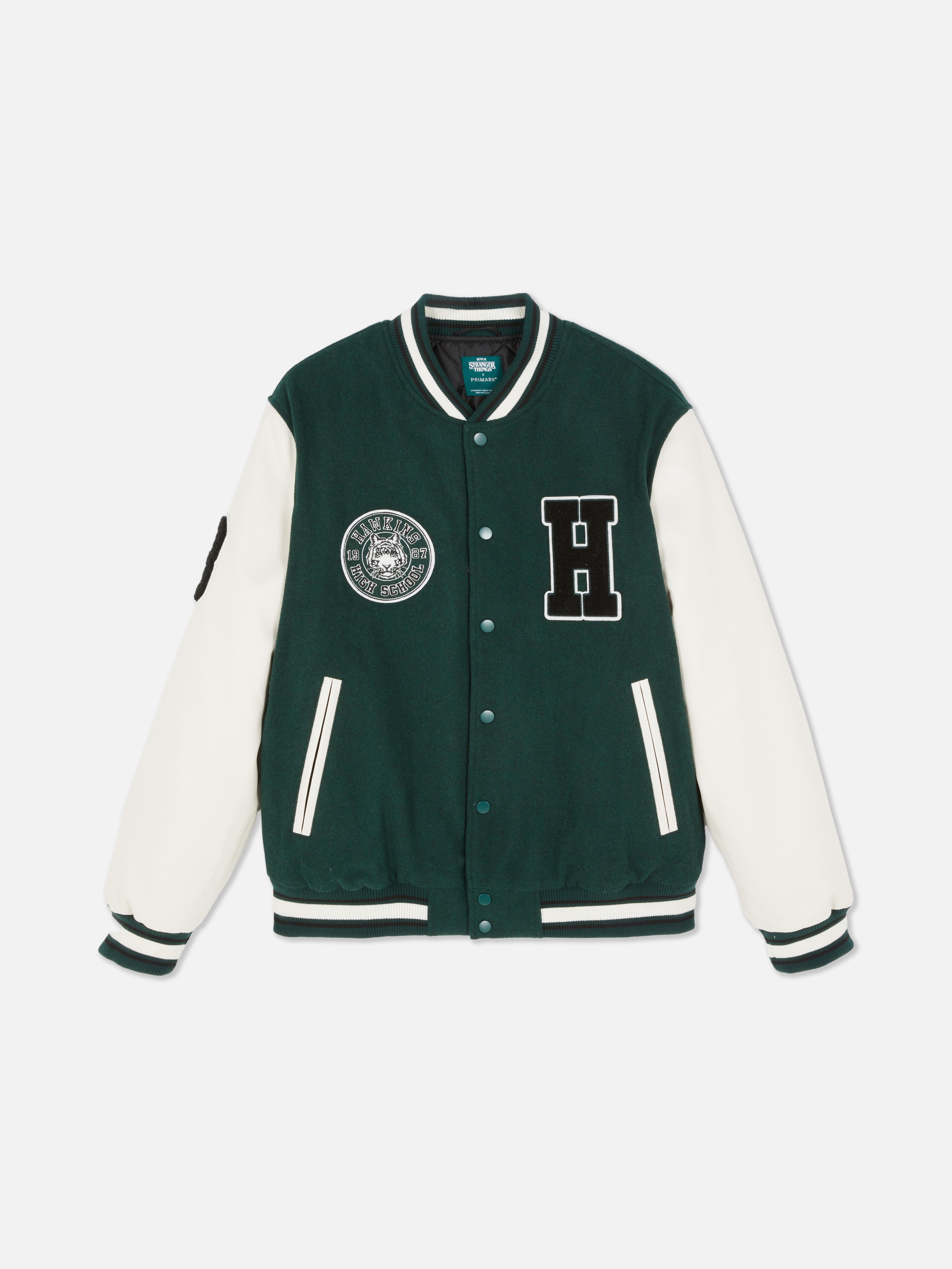 Stranger Things Hawkins Tigers Varsity Jacket