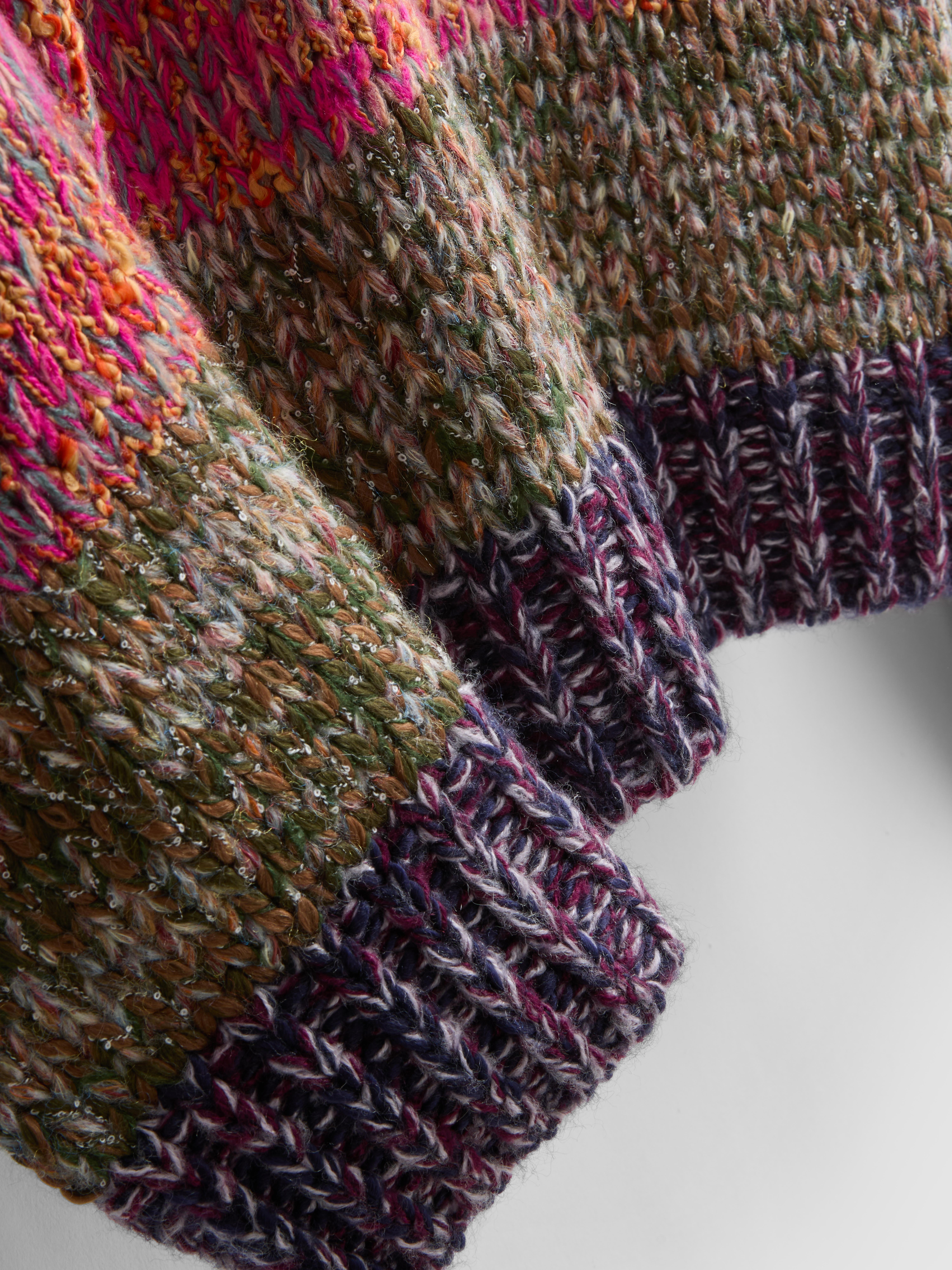 Multi Yarn Round Neck Sweater