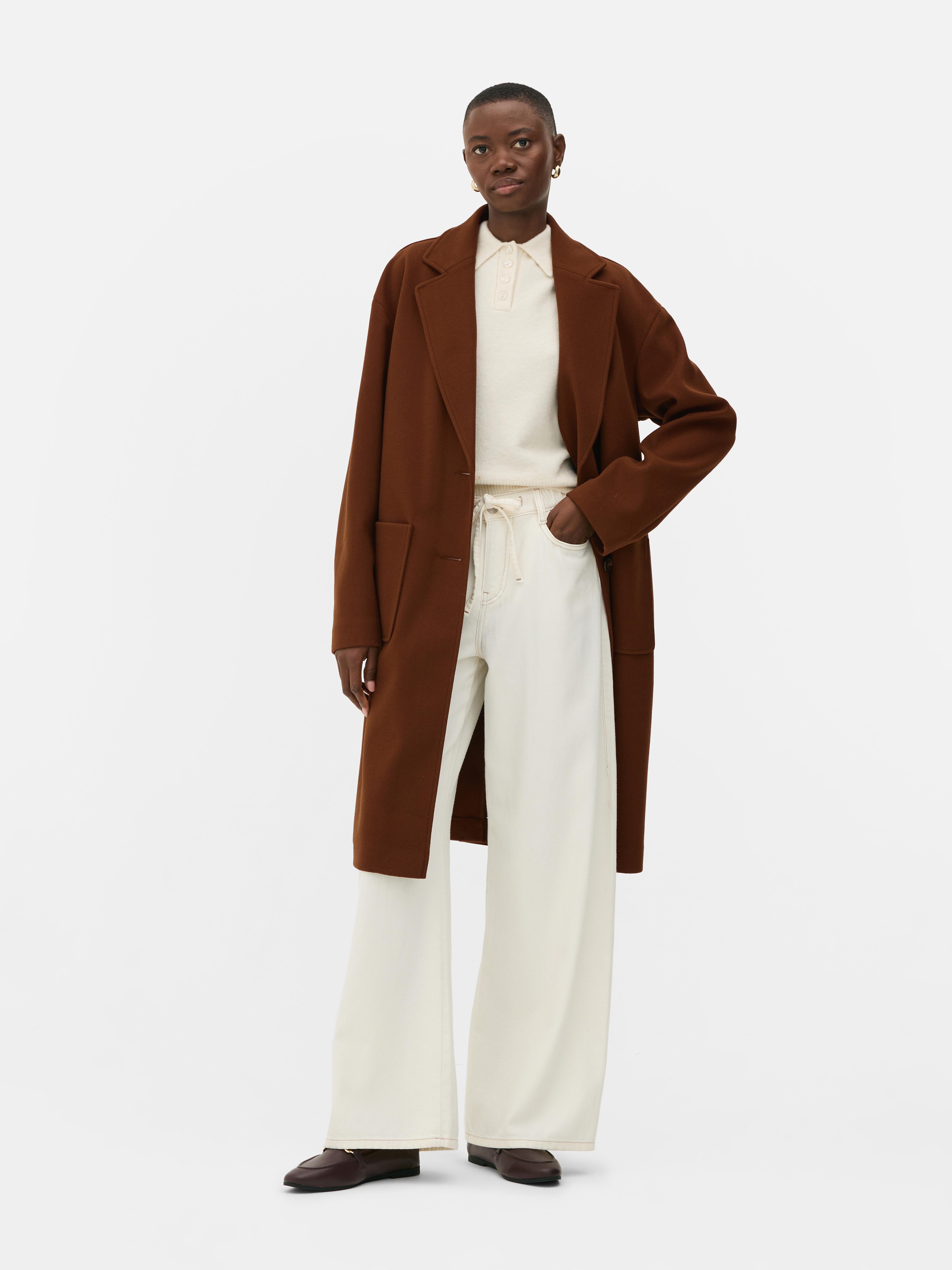 Single Breasted Mid Length Coat