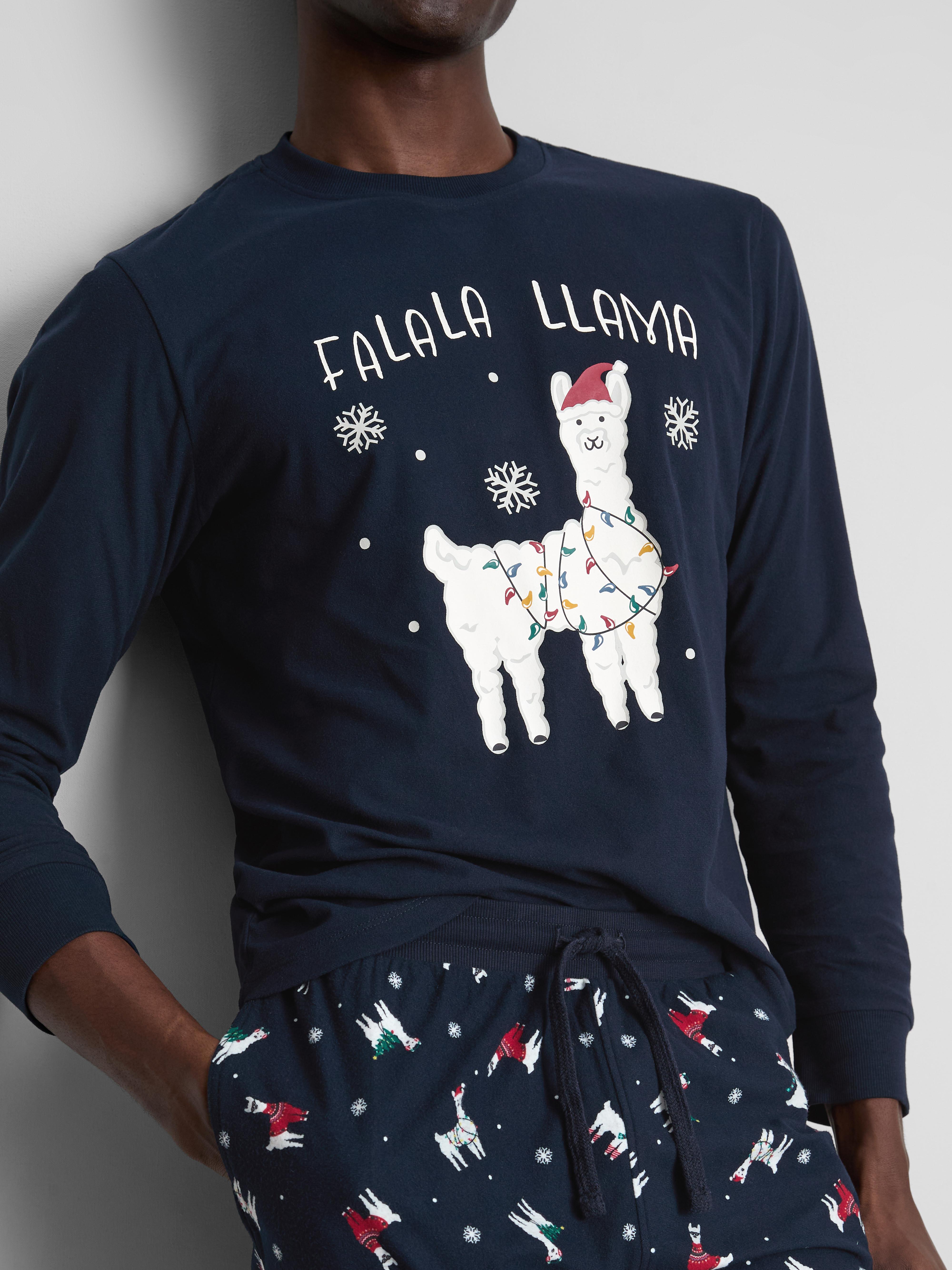 Christmas Fa La La Llama Pajamas