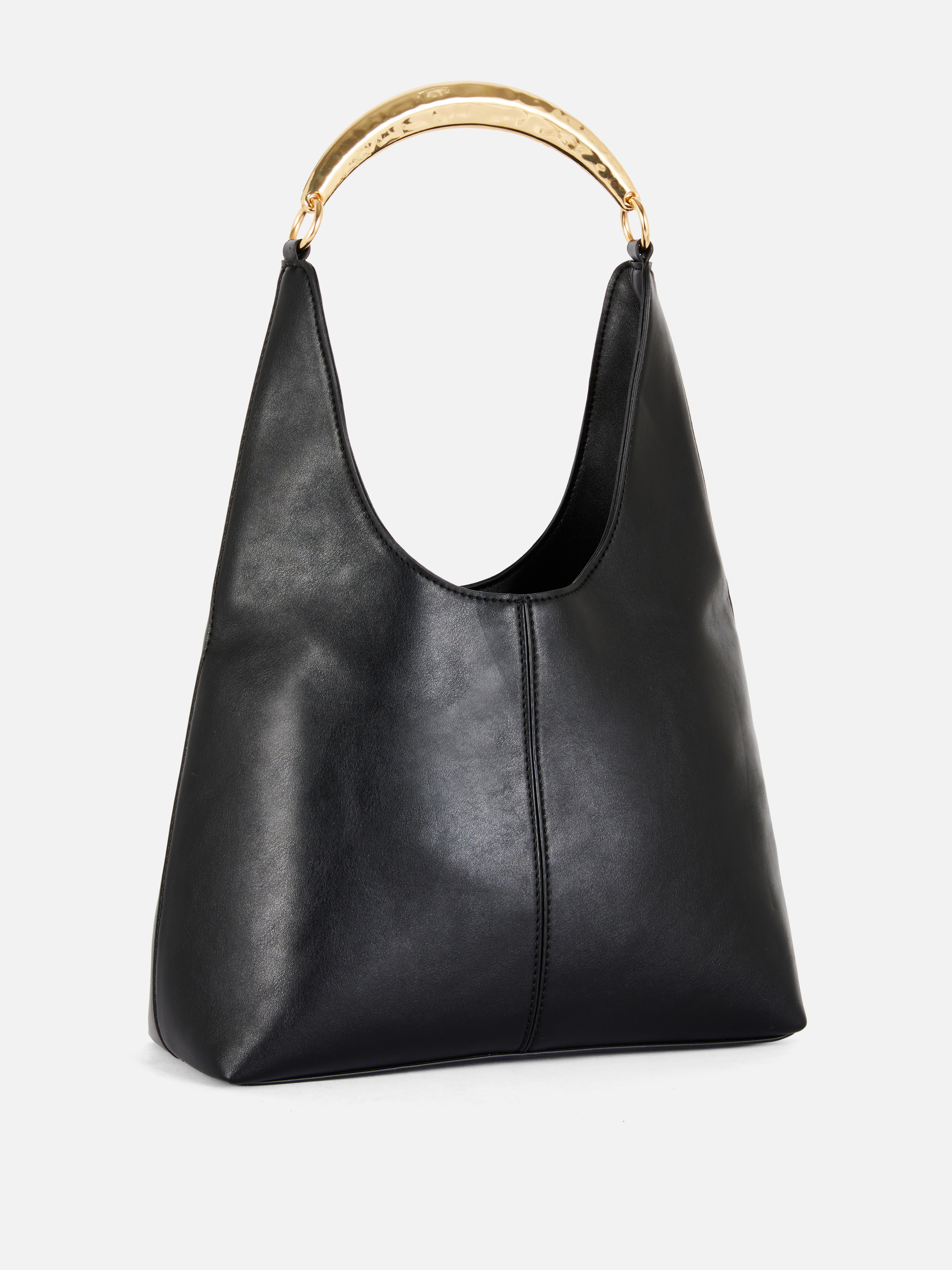 Metal Detail Shopper Bag