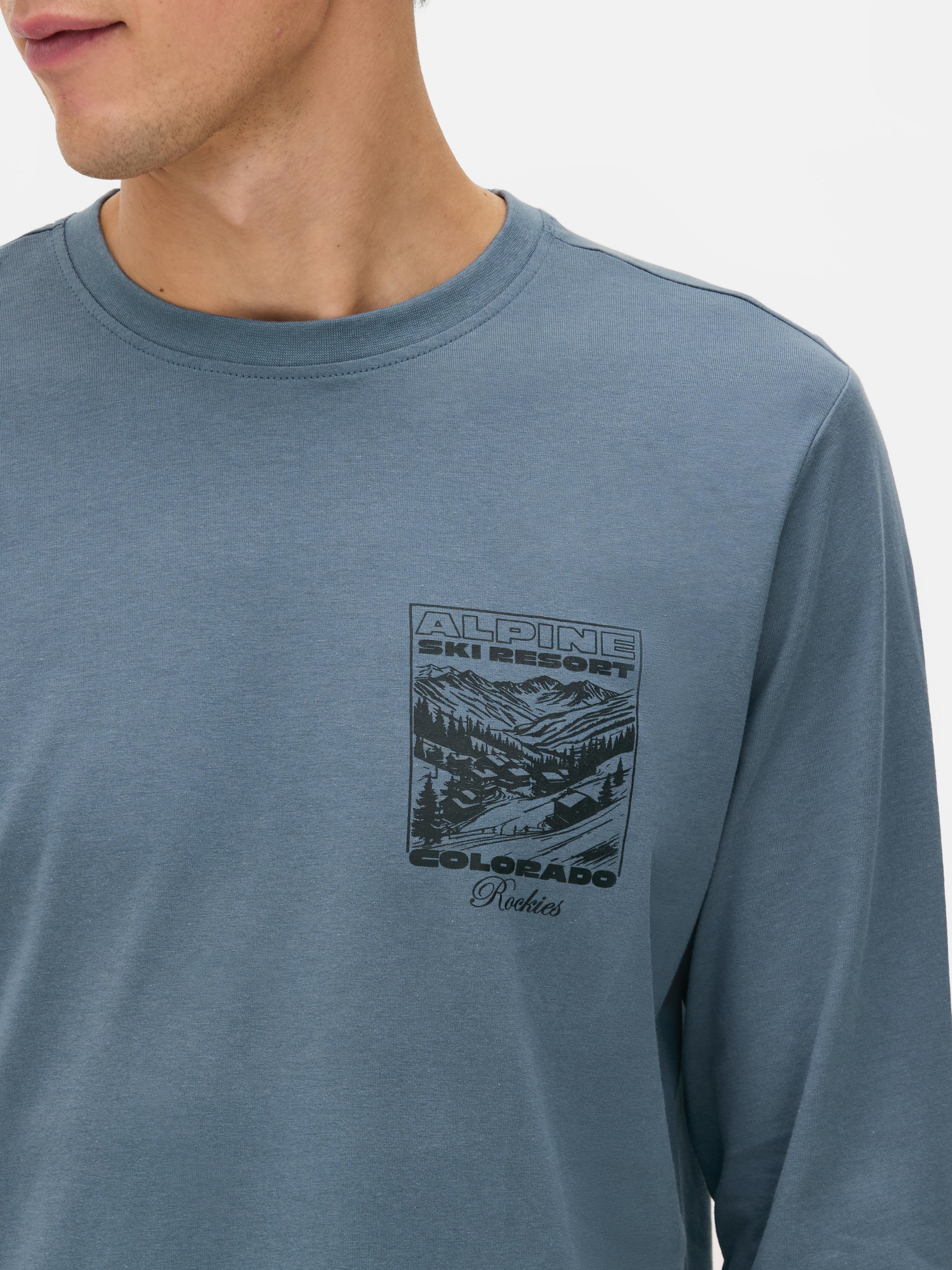 Colorado Ski Long Pajamas