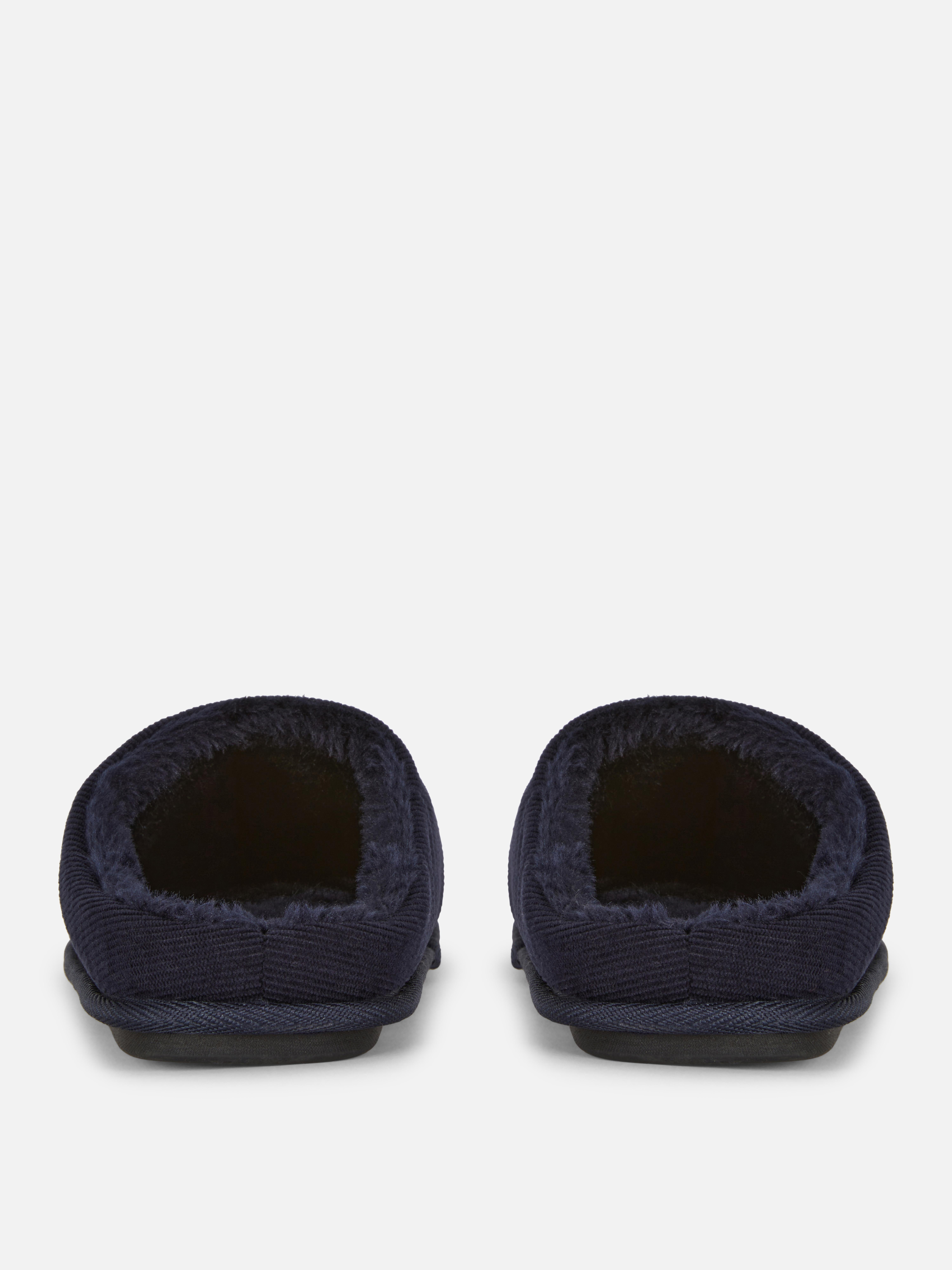 Corduroy Mule Slippers