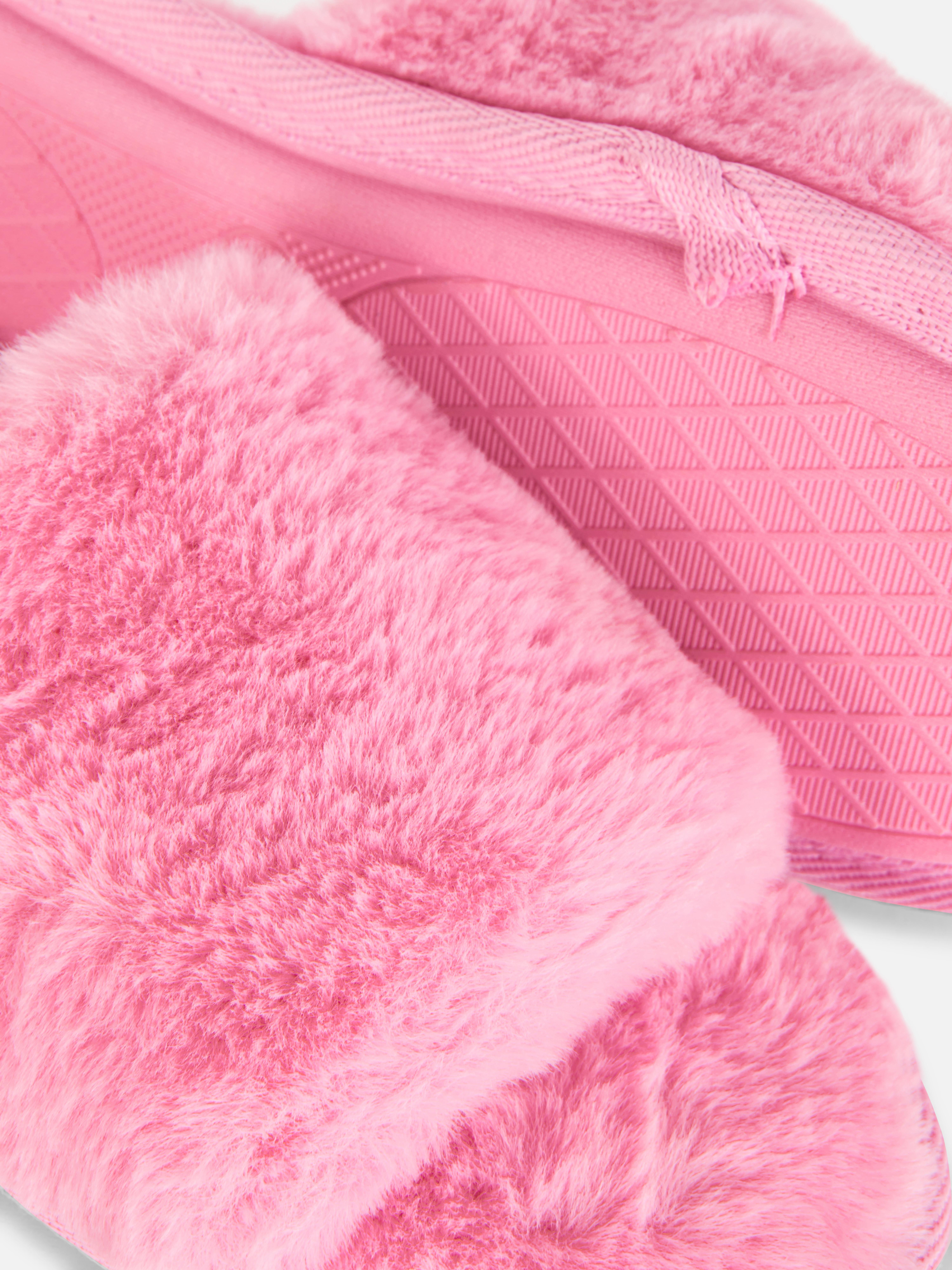 Faux Fur Slippers