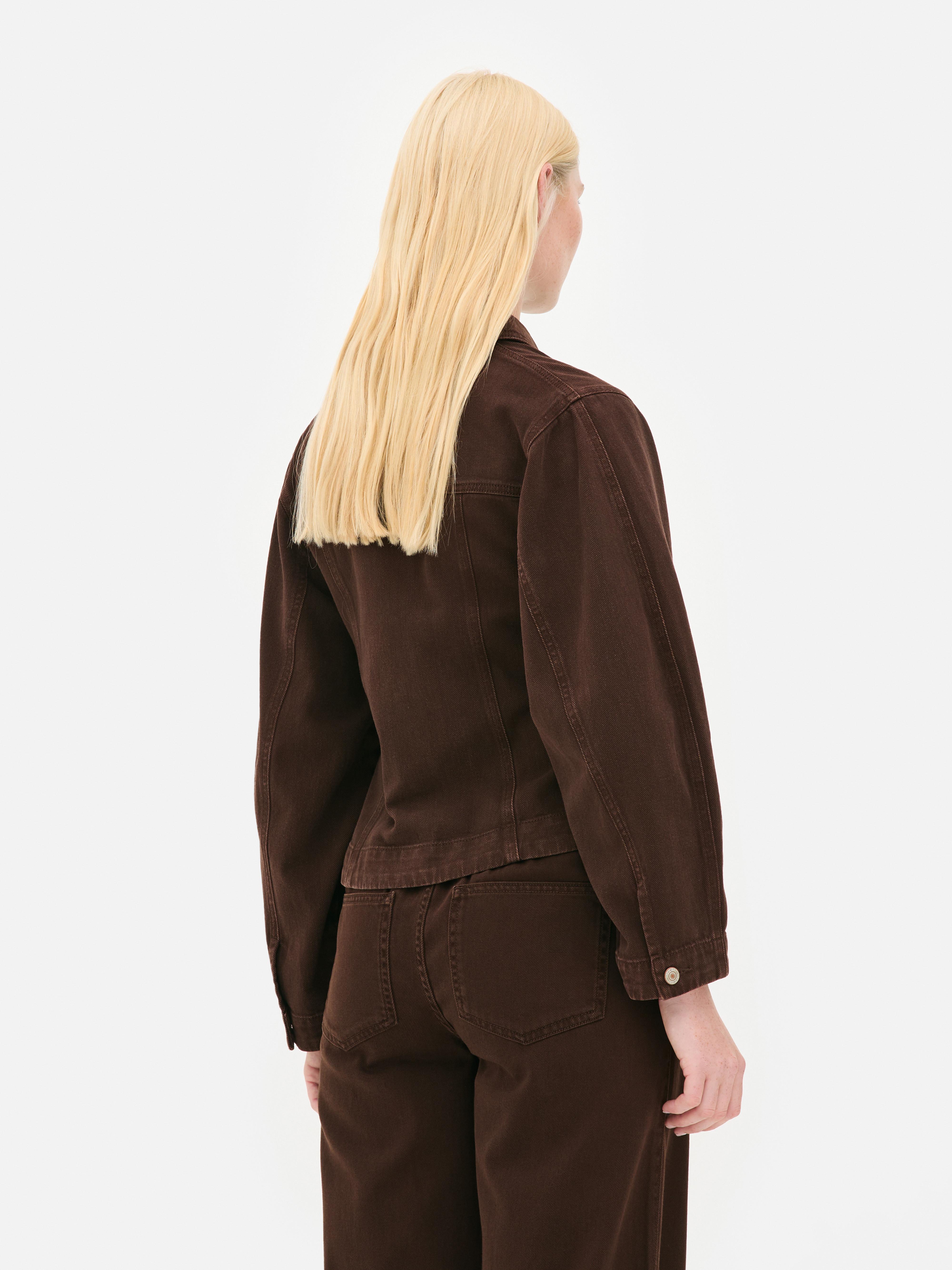 Cinched Denim Jacket