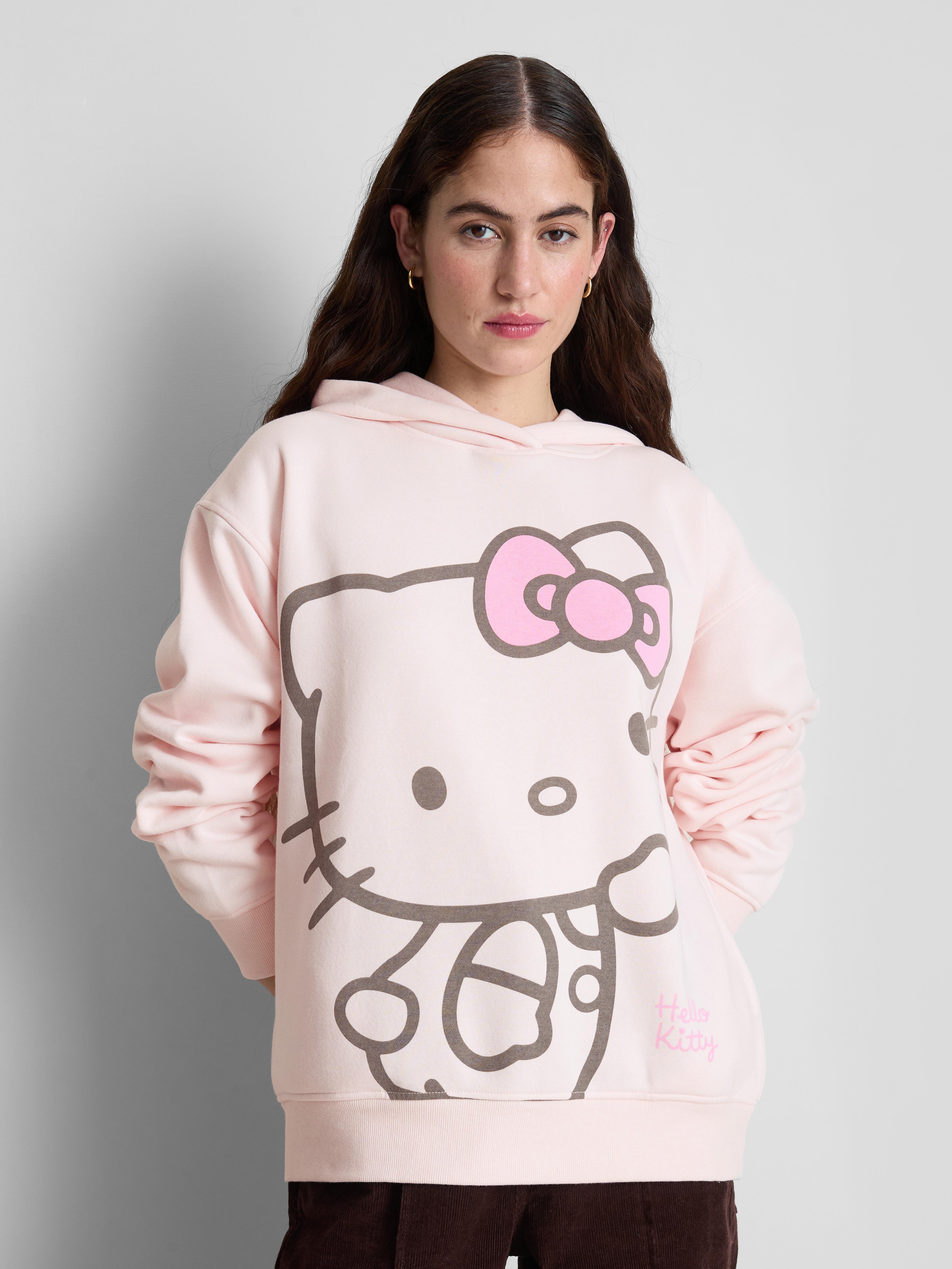 Hello Kitty Cotton-Blend Graphic Hoodie