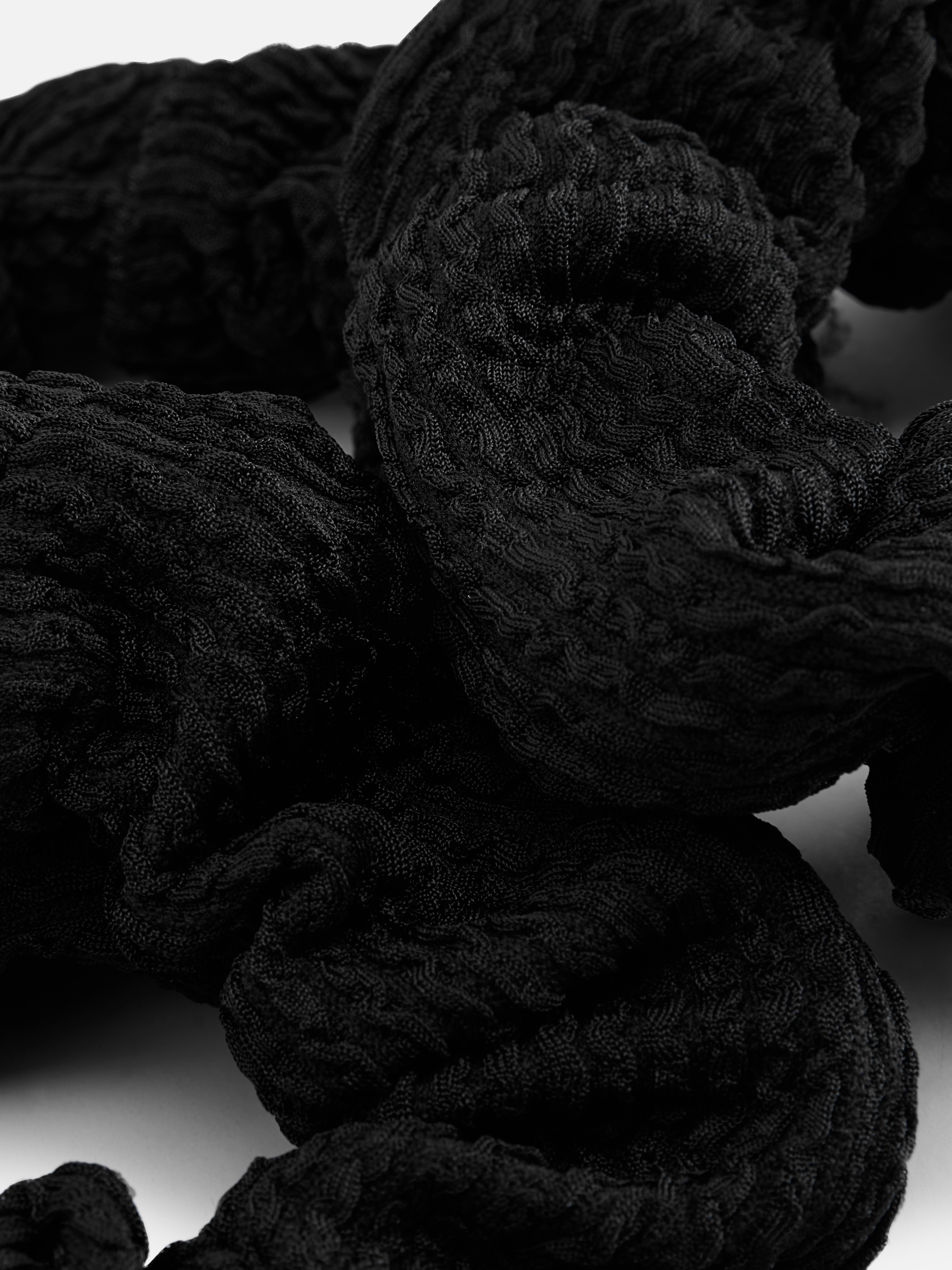 3-Pack Crinkle Hair Scrunchies