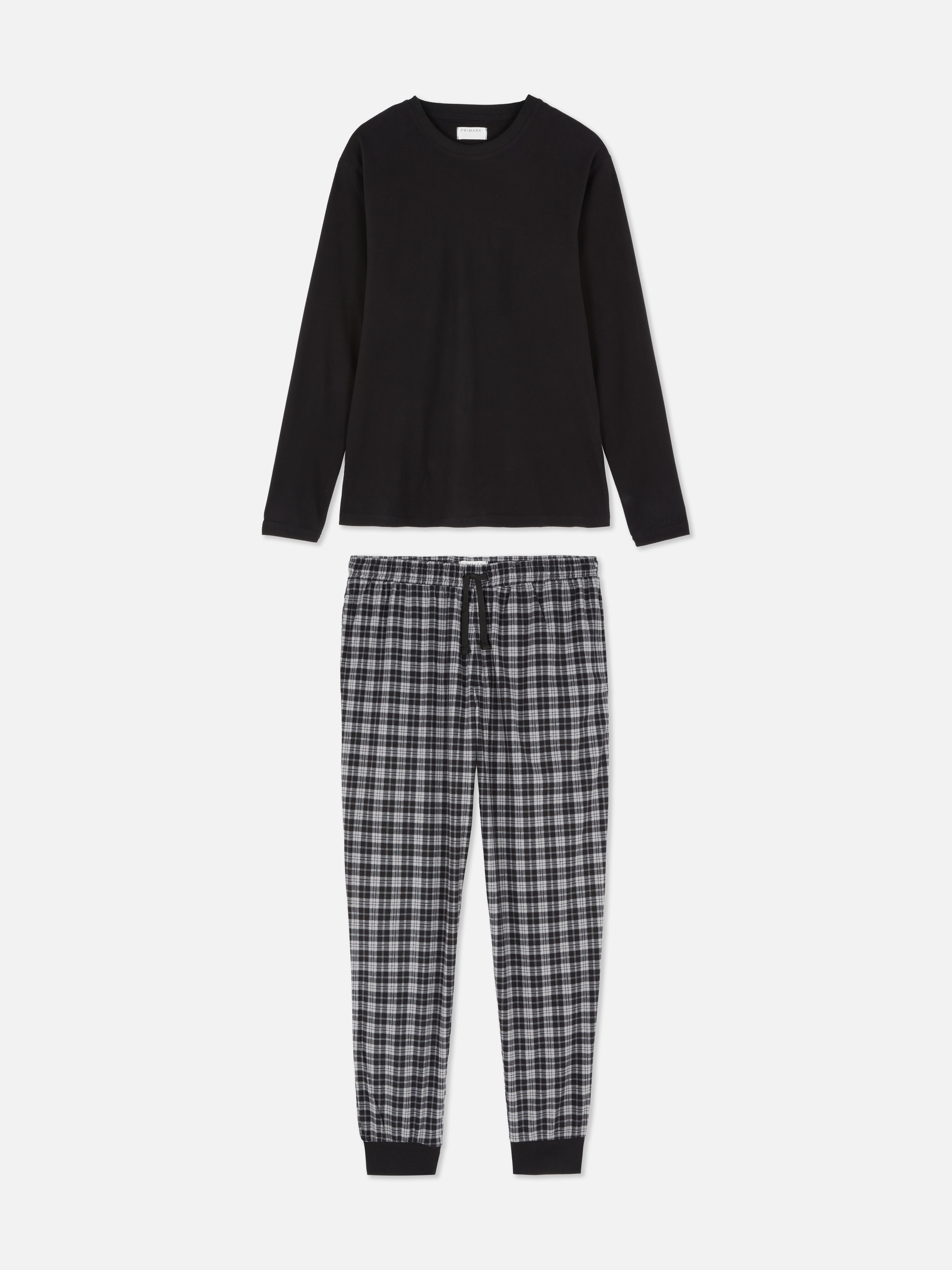 Check Long Pajama Set