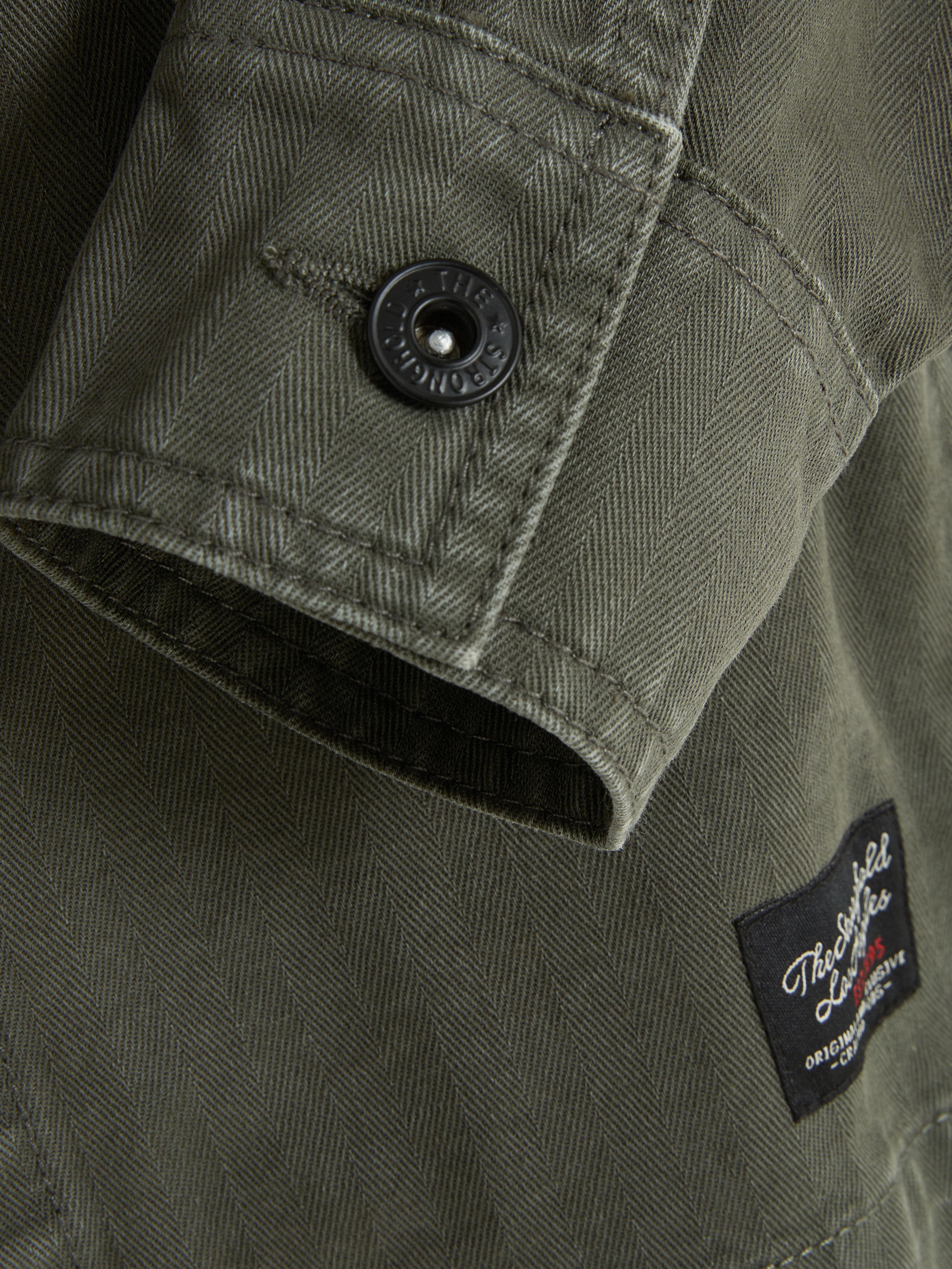 The stronghold Herringbone Canvas Jacket