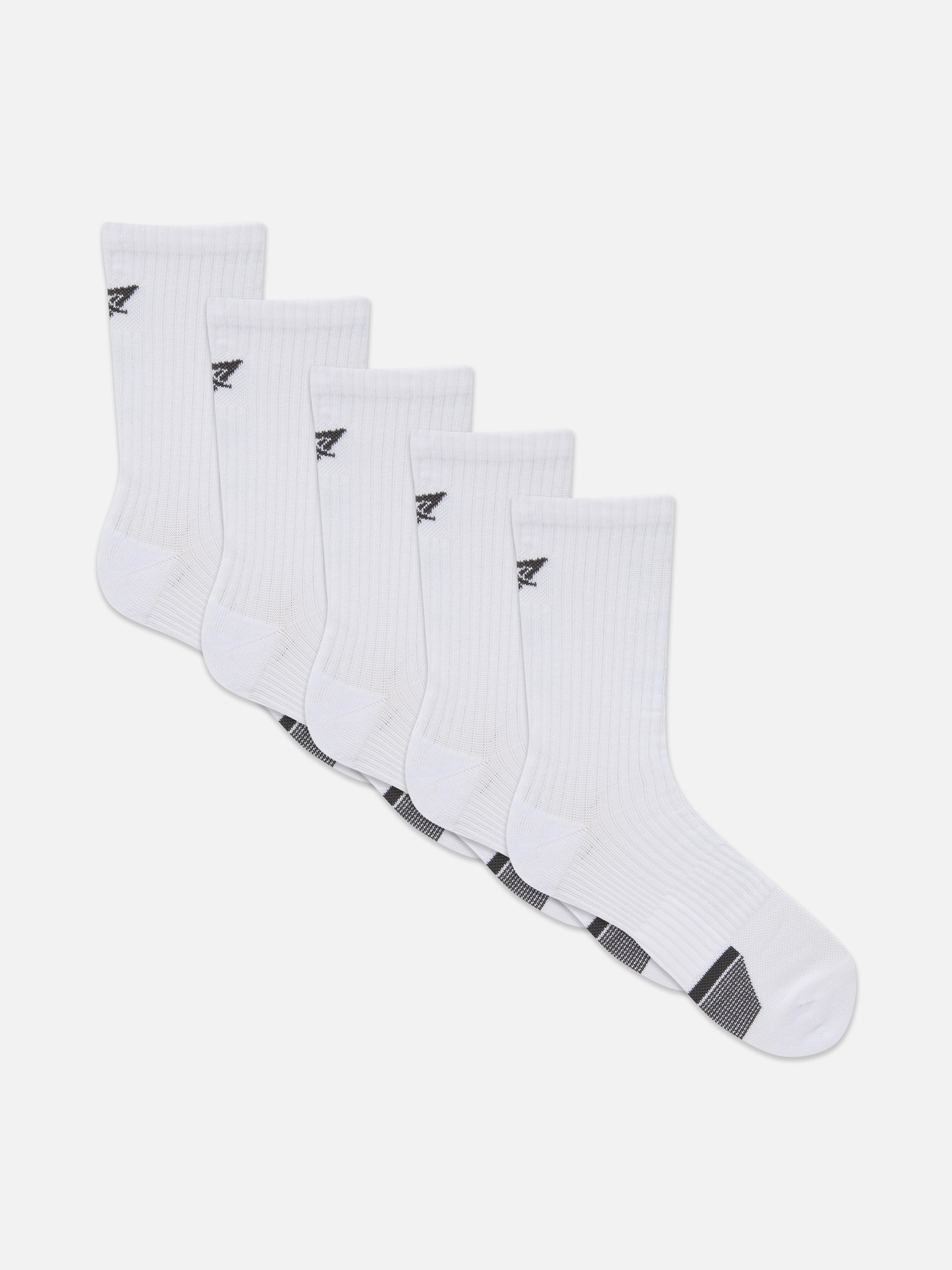 5pk Ribbed Performance Socks