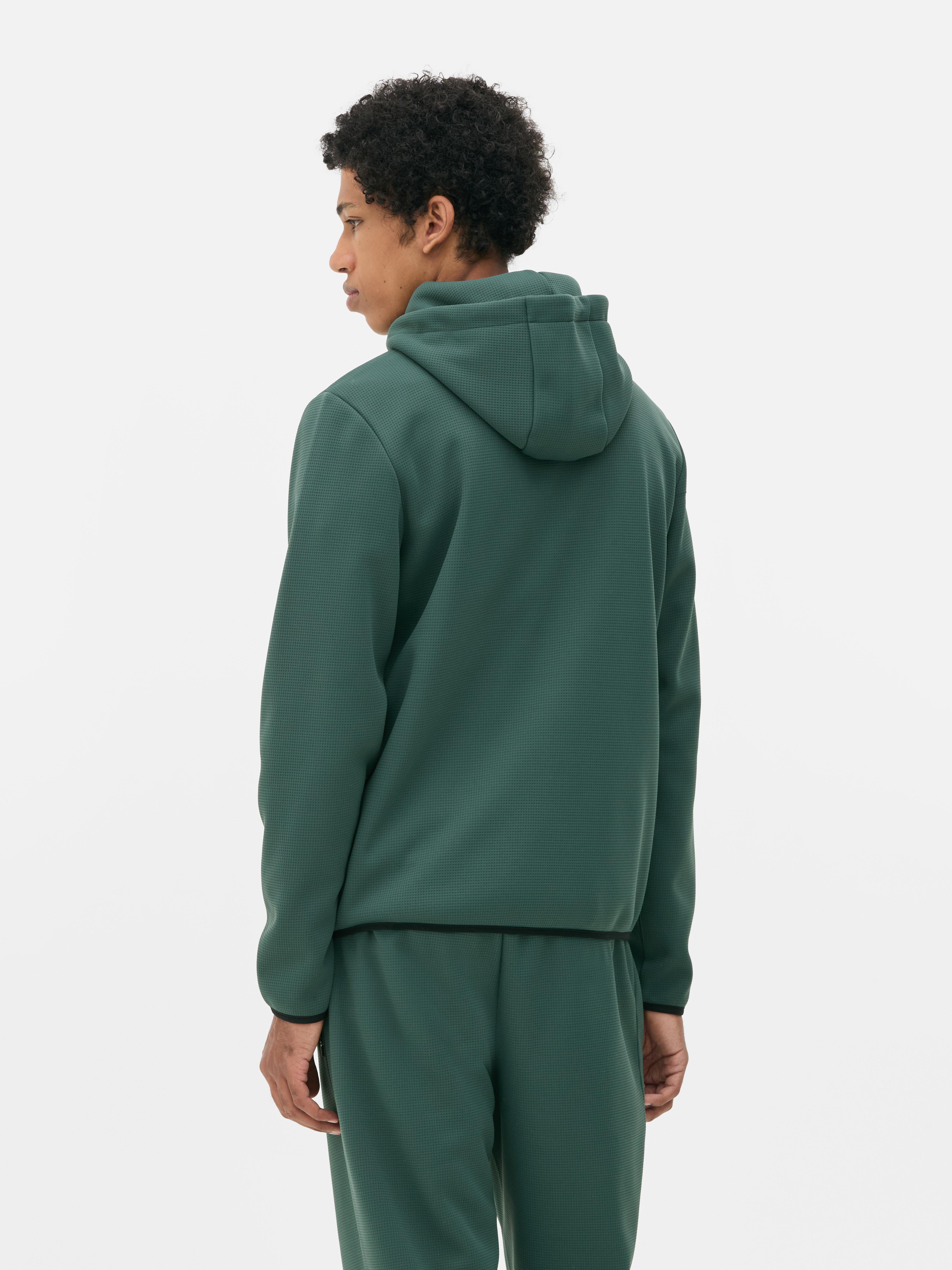 Zip-Up Performance Hooded Sweatshirt