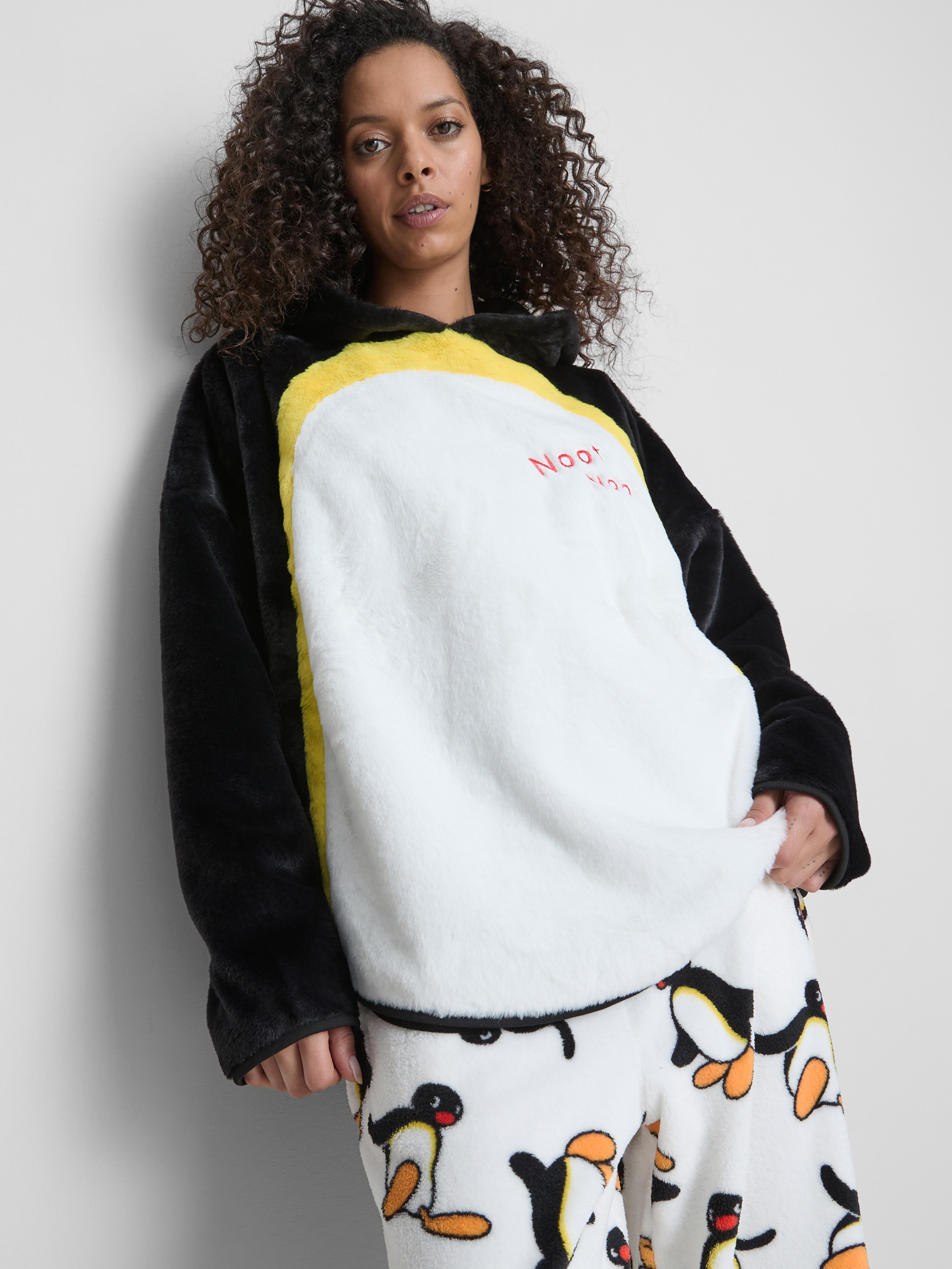 Pingu 3D Face Hoodie