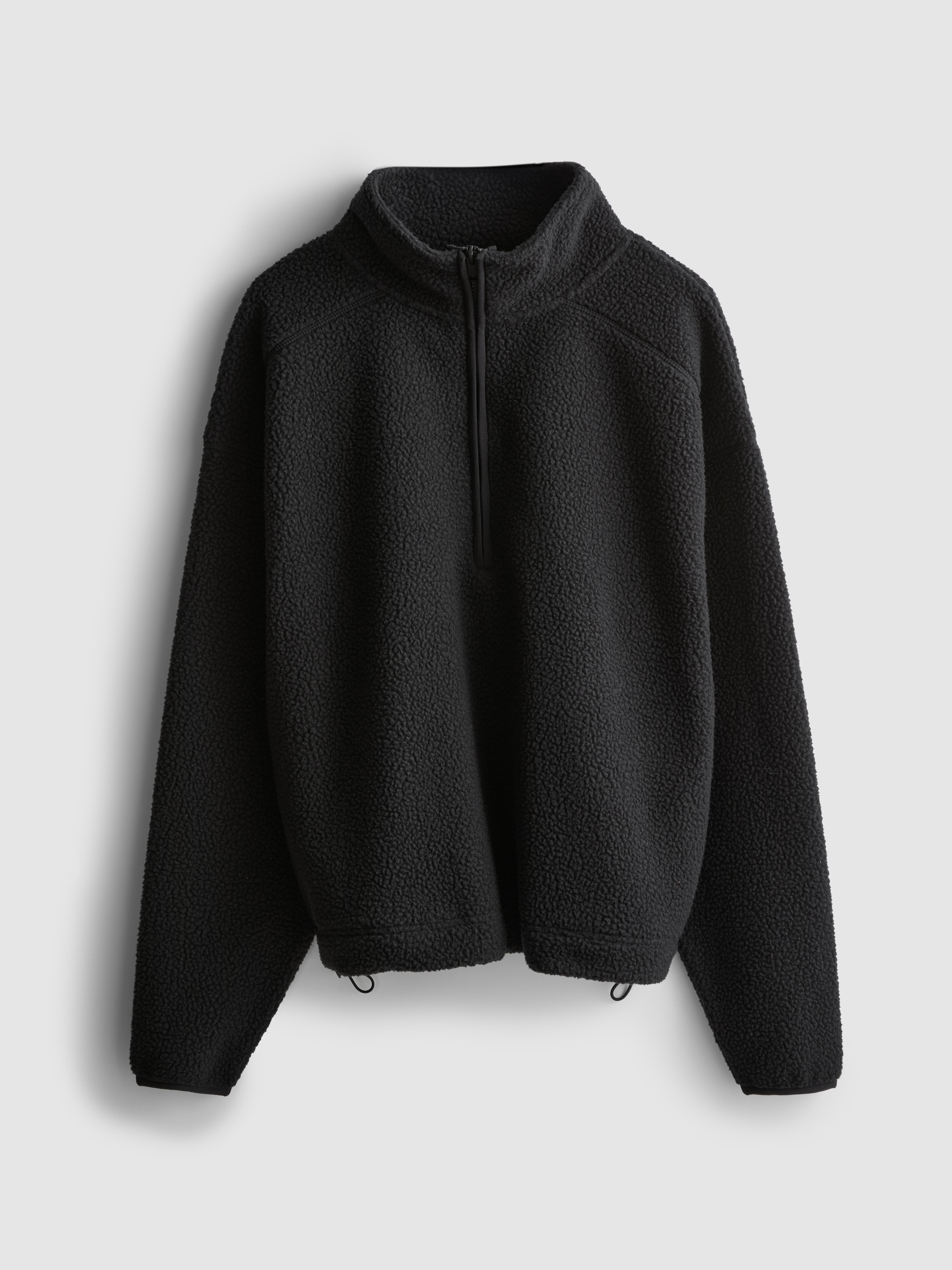 Half Zip Borg Fleece