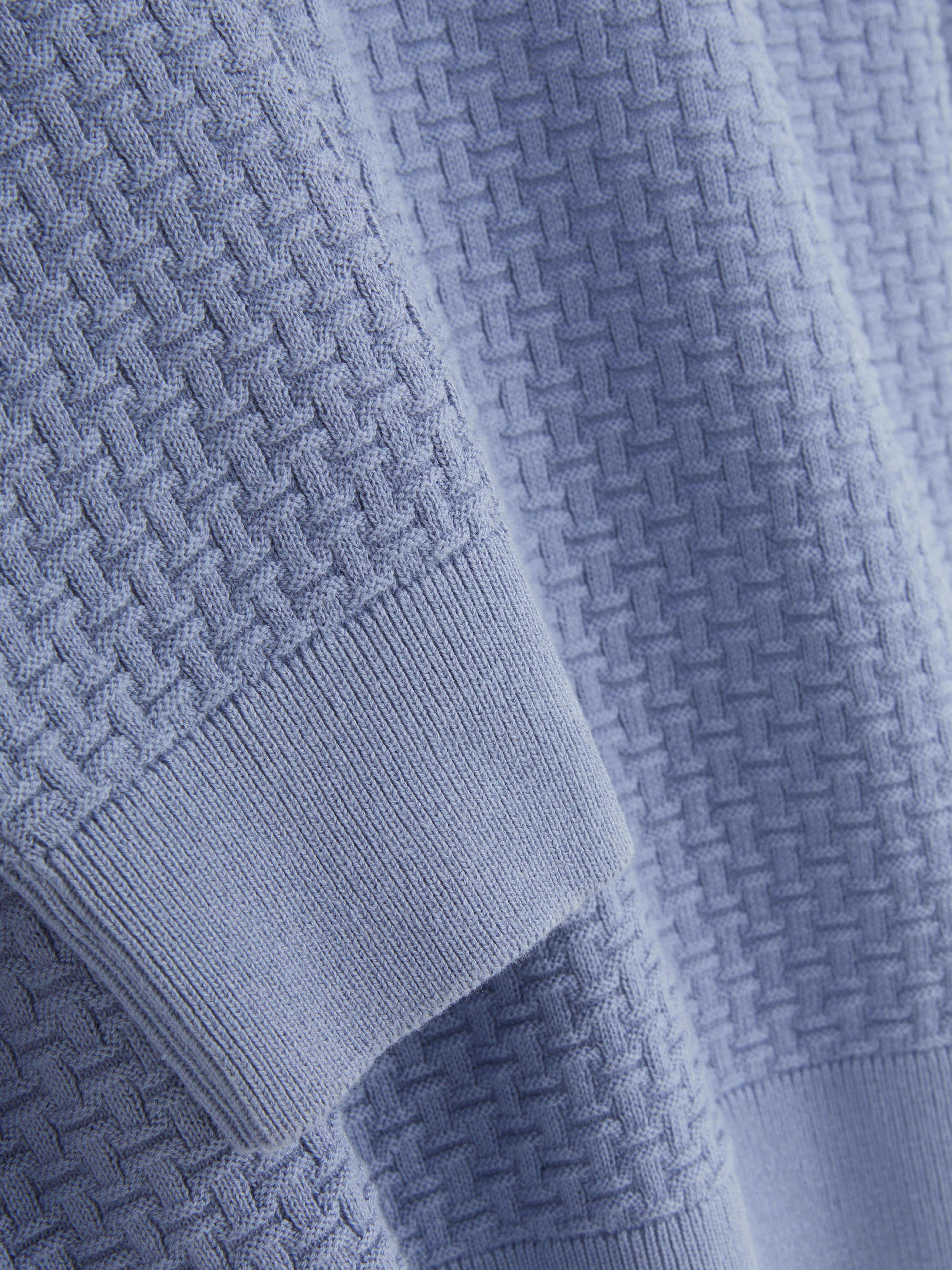 Textured Crew Neck Sweater