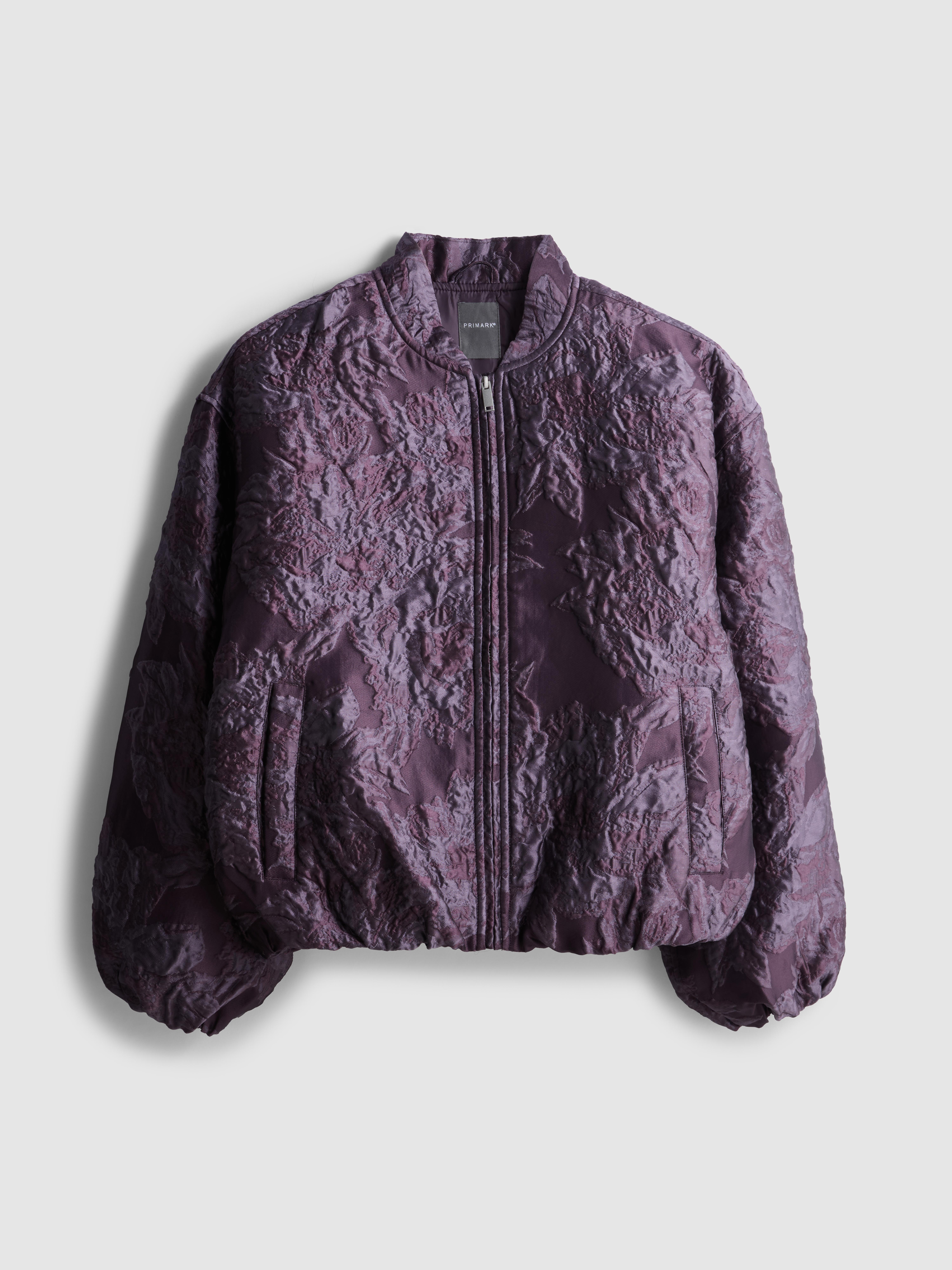 Jacquard Bomber Jacket