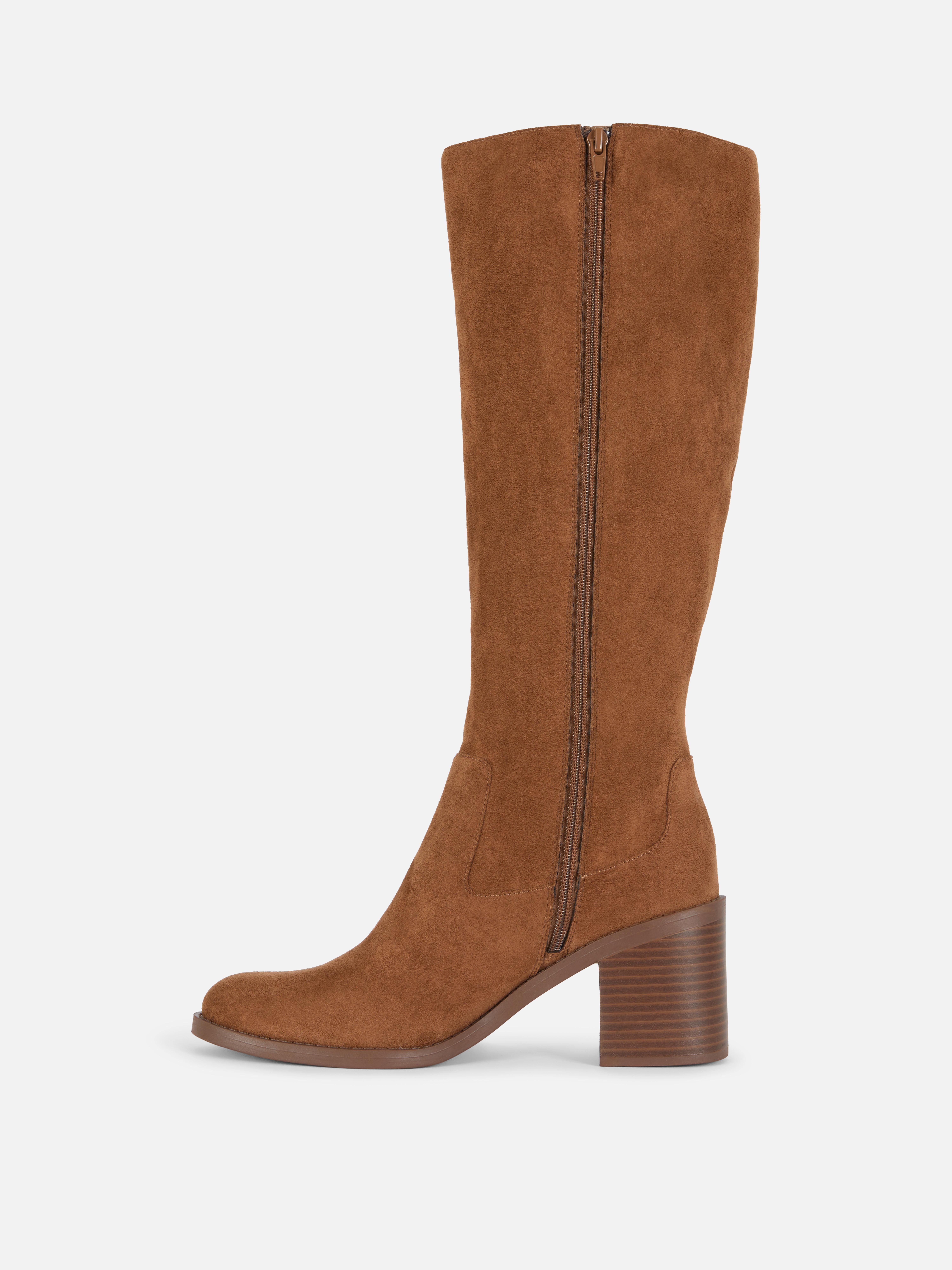 Knee High Block Heel Boots