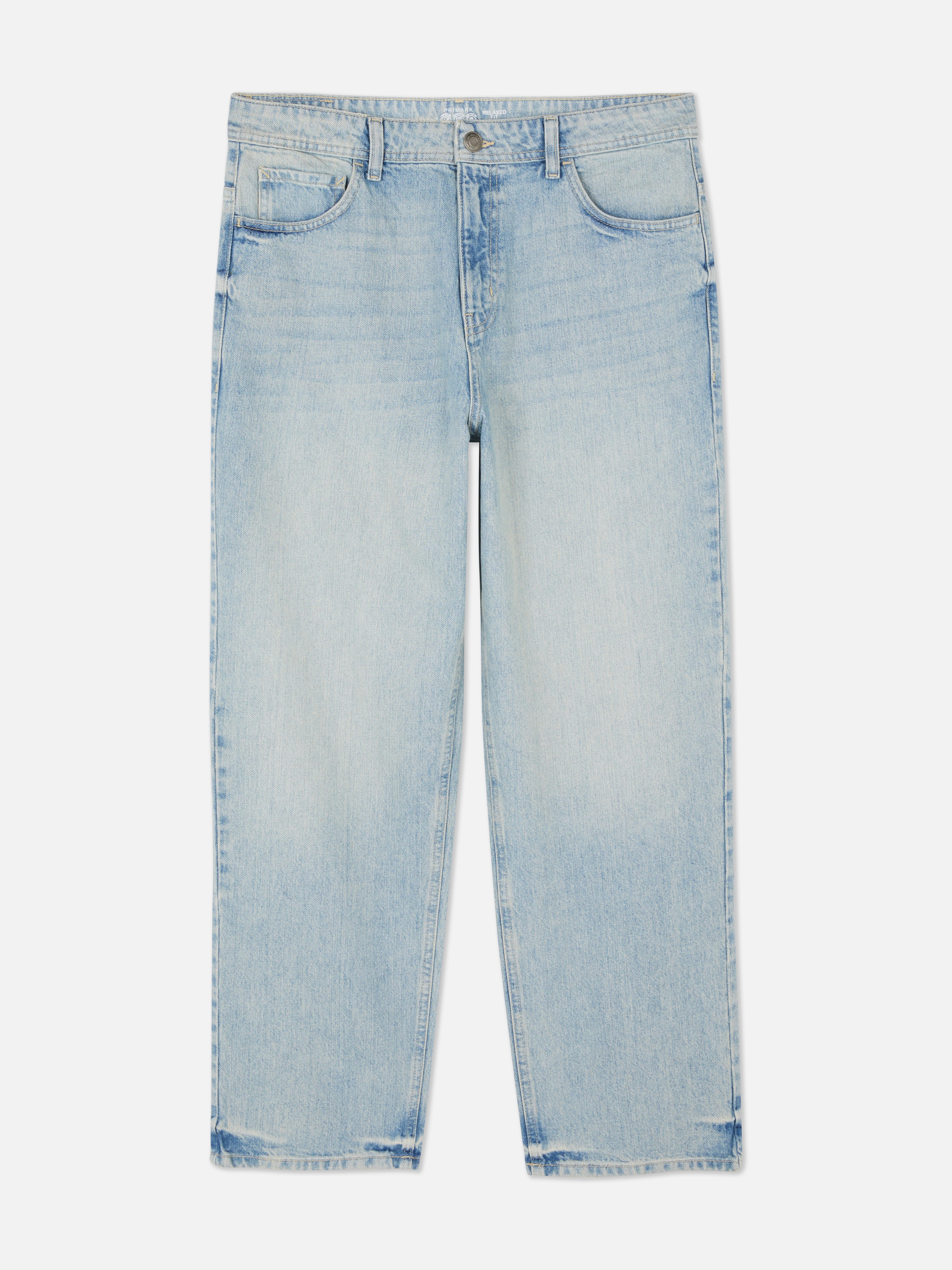 High-Waisted Relaxed Jeans