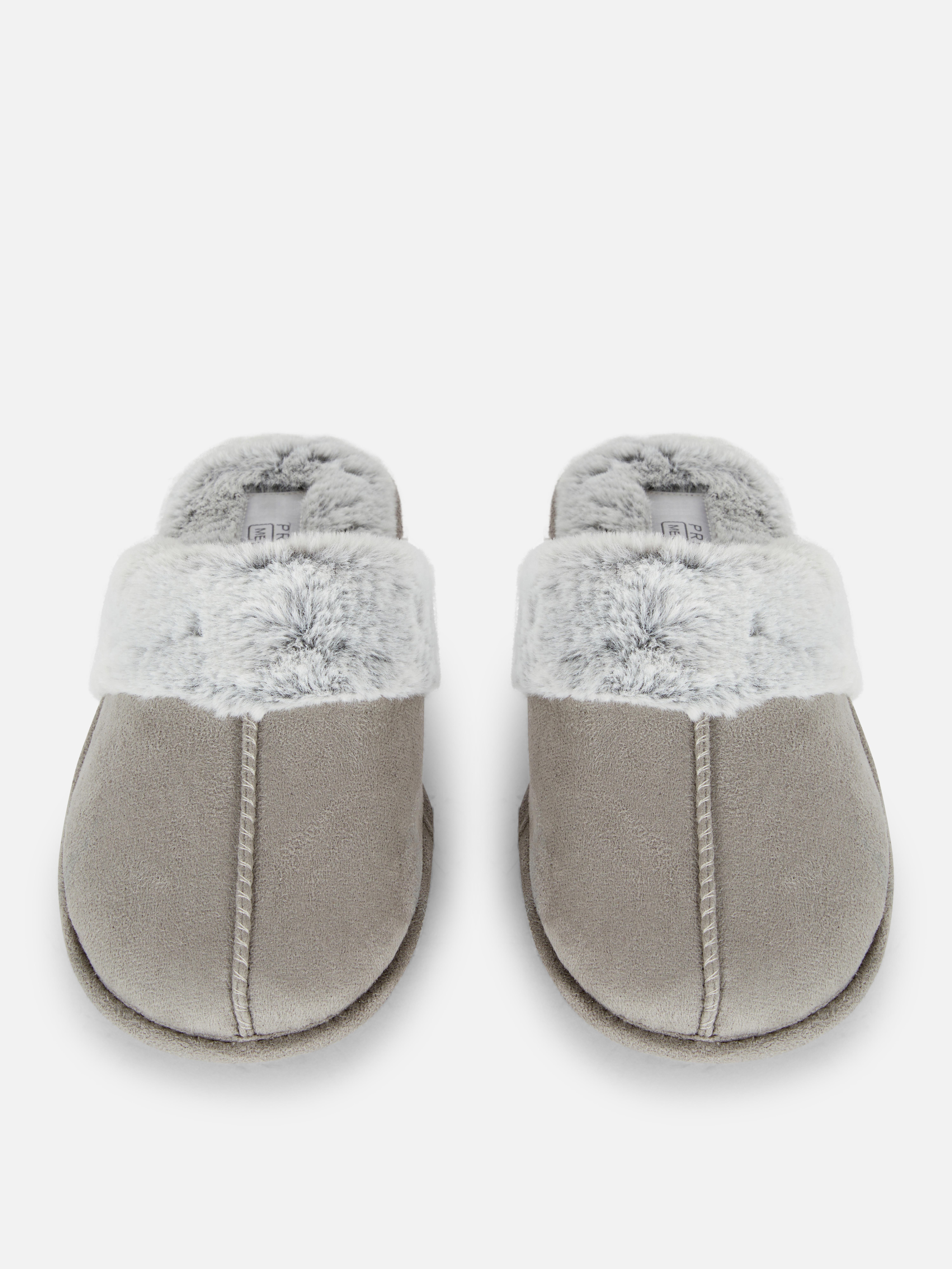 Faux Suede Slippers