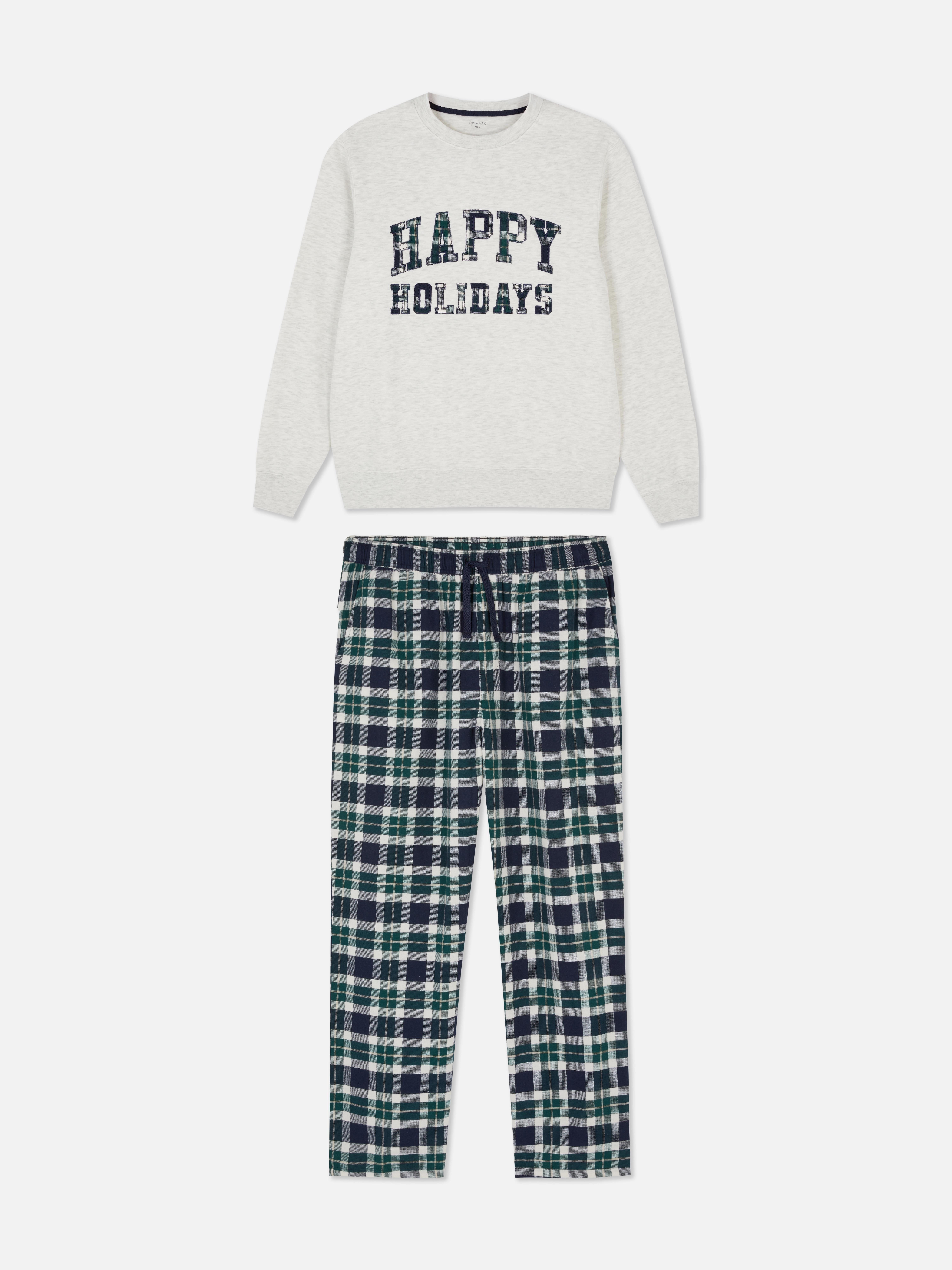 Happy Holidays Long Pajamas