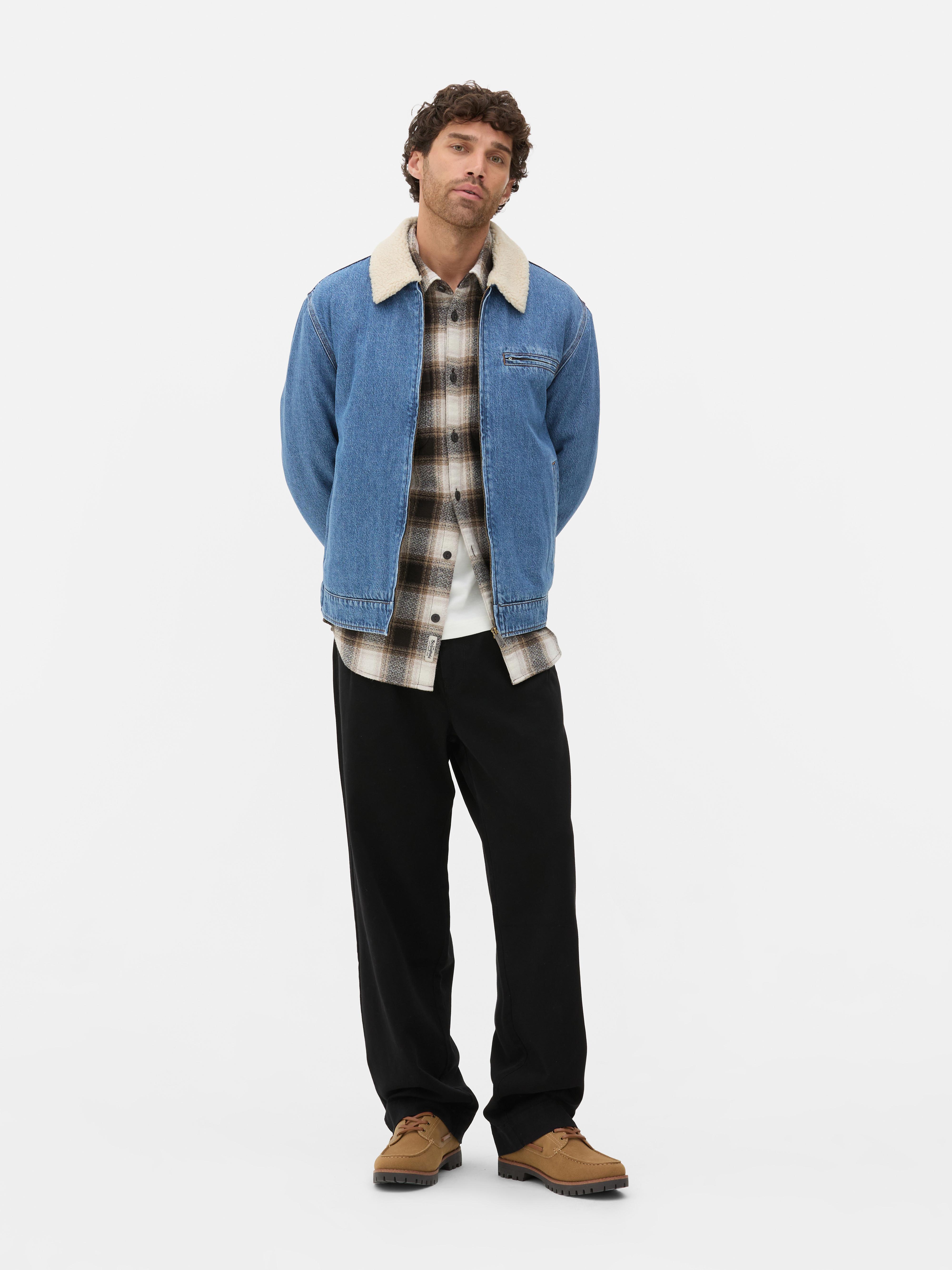 The Stronghold Fleece Collar Canvas Jacket