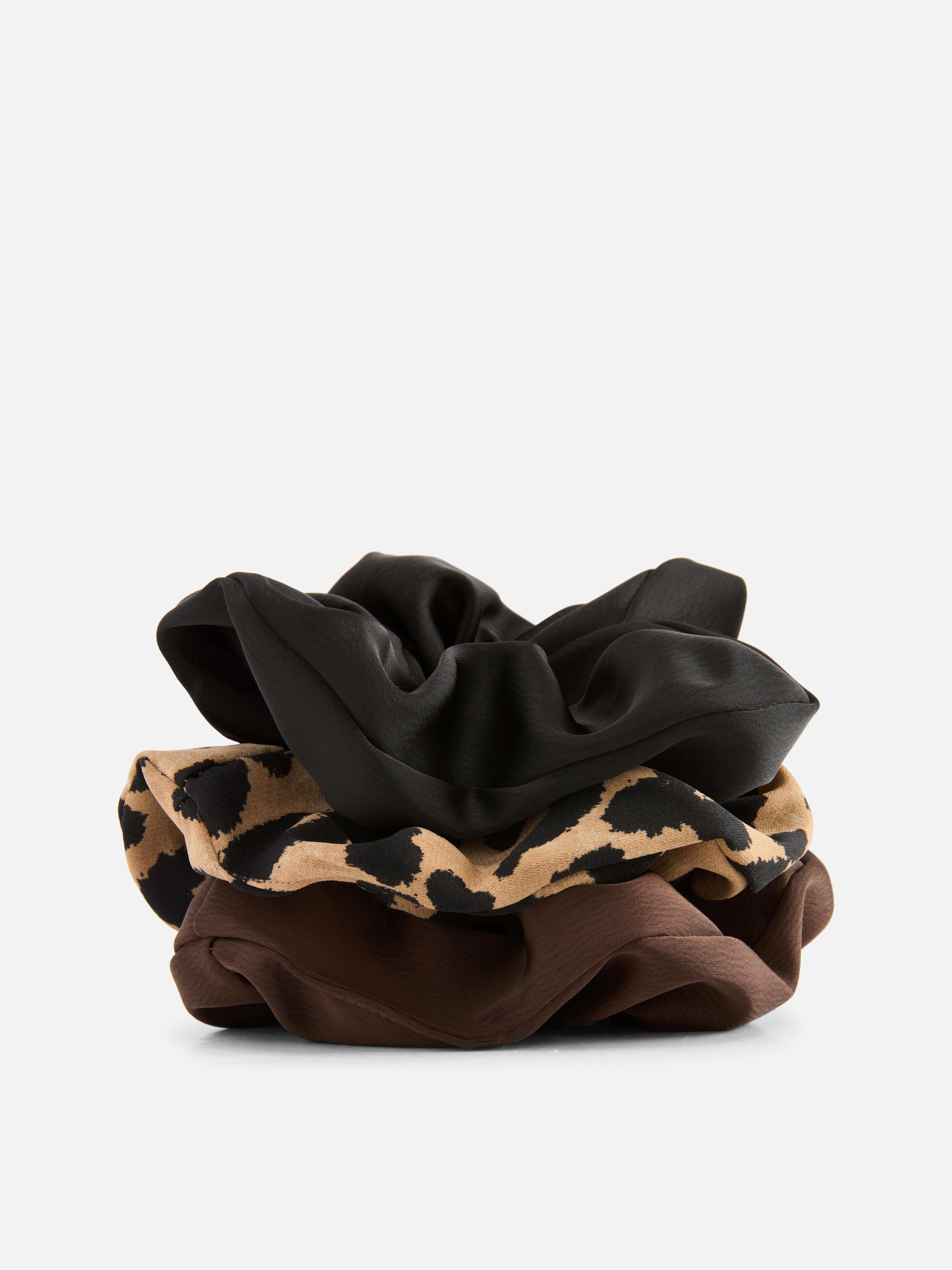 3pk Satin Hair Scrunchies