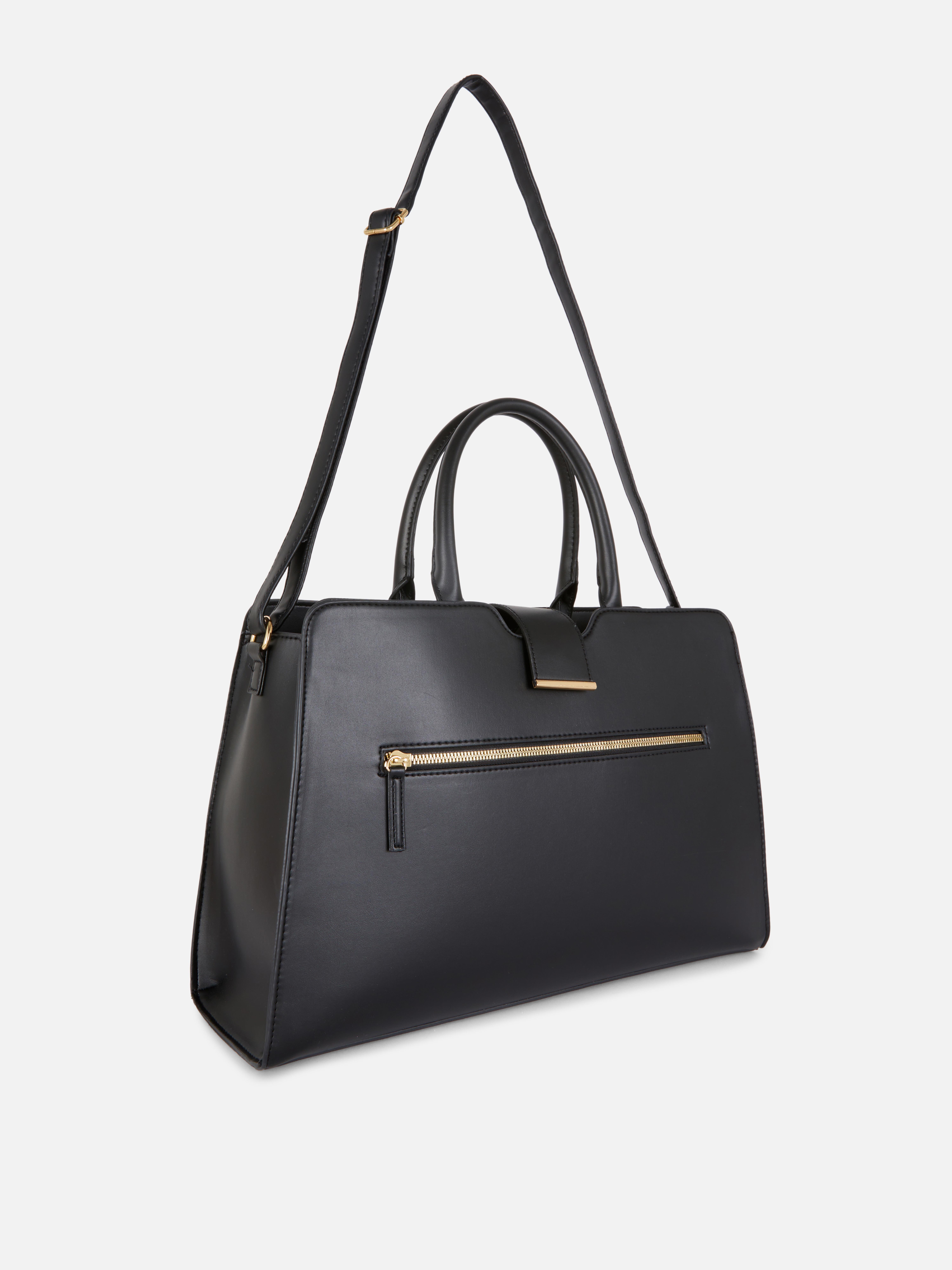 Faux Leather Tote