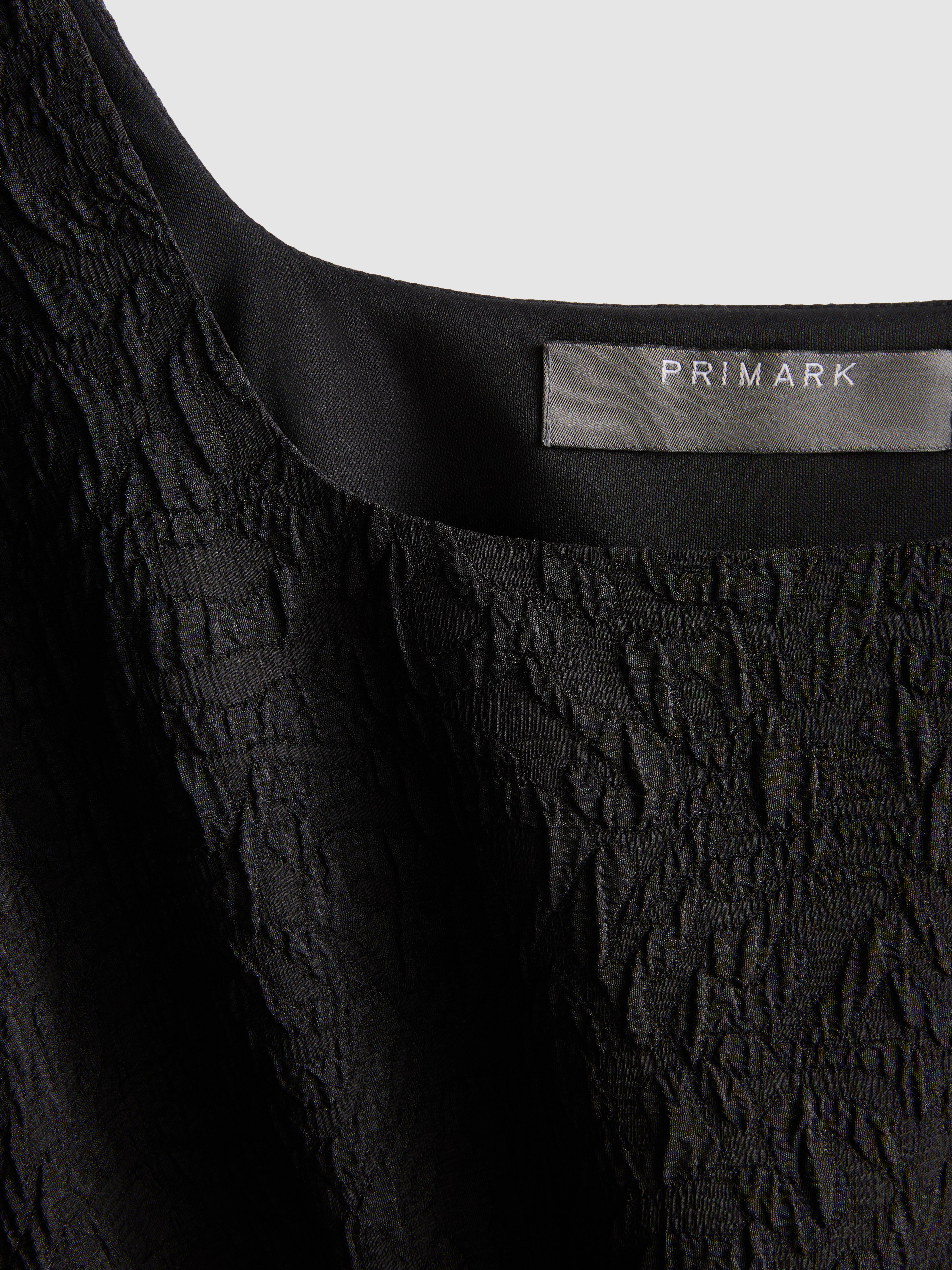 Drop Waist Jacquard Mini Dress