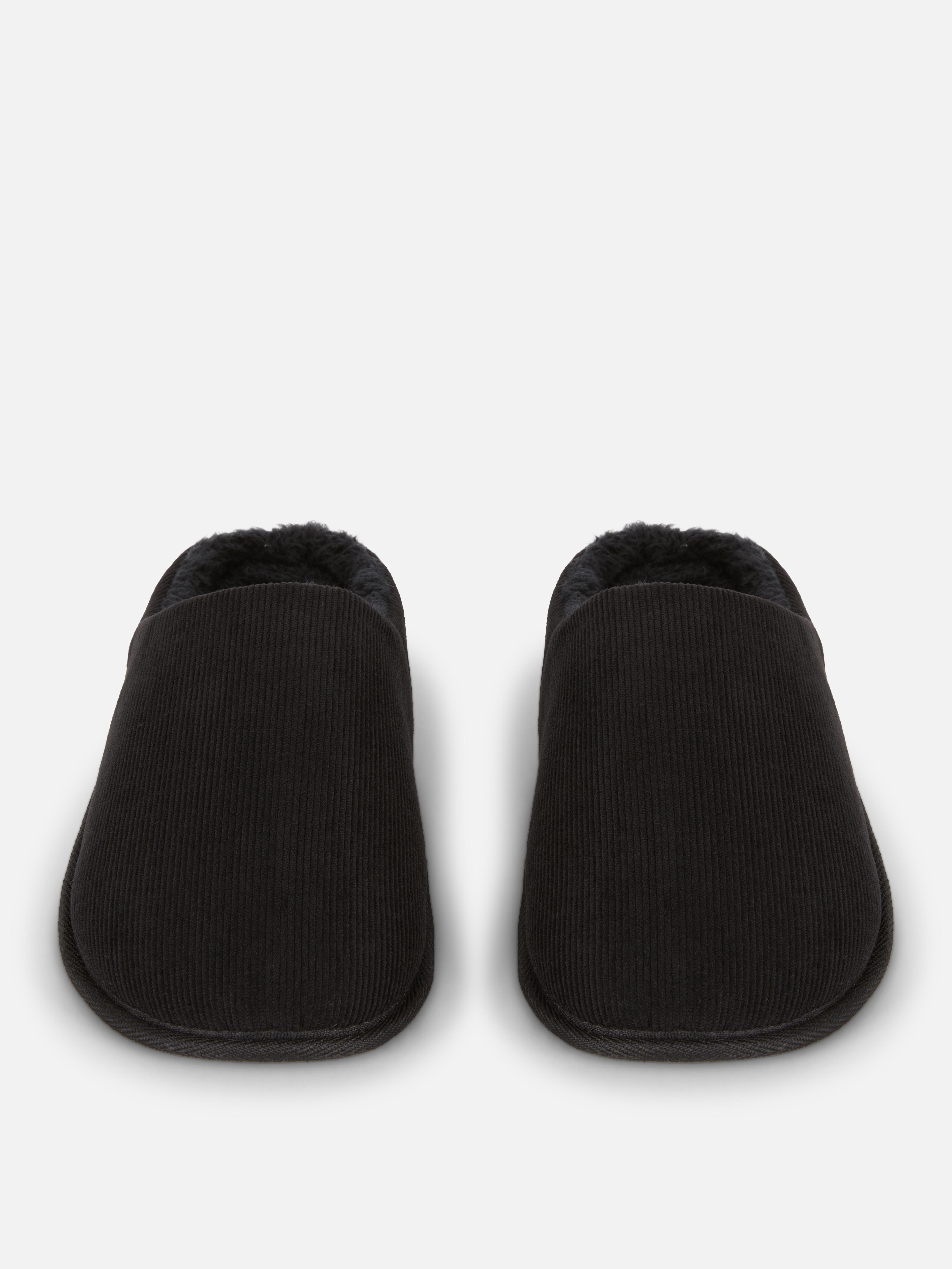 Corduroy Mule Slippers