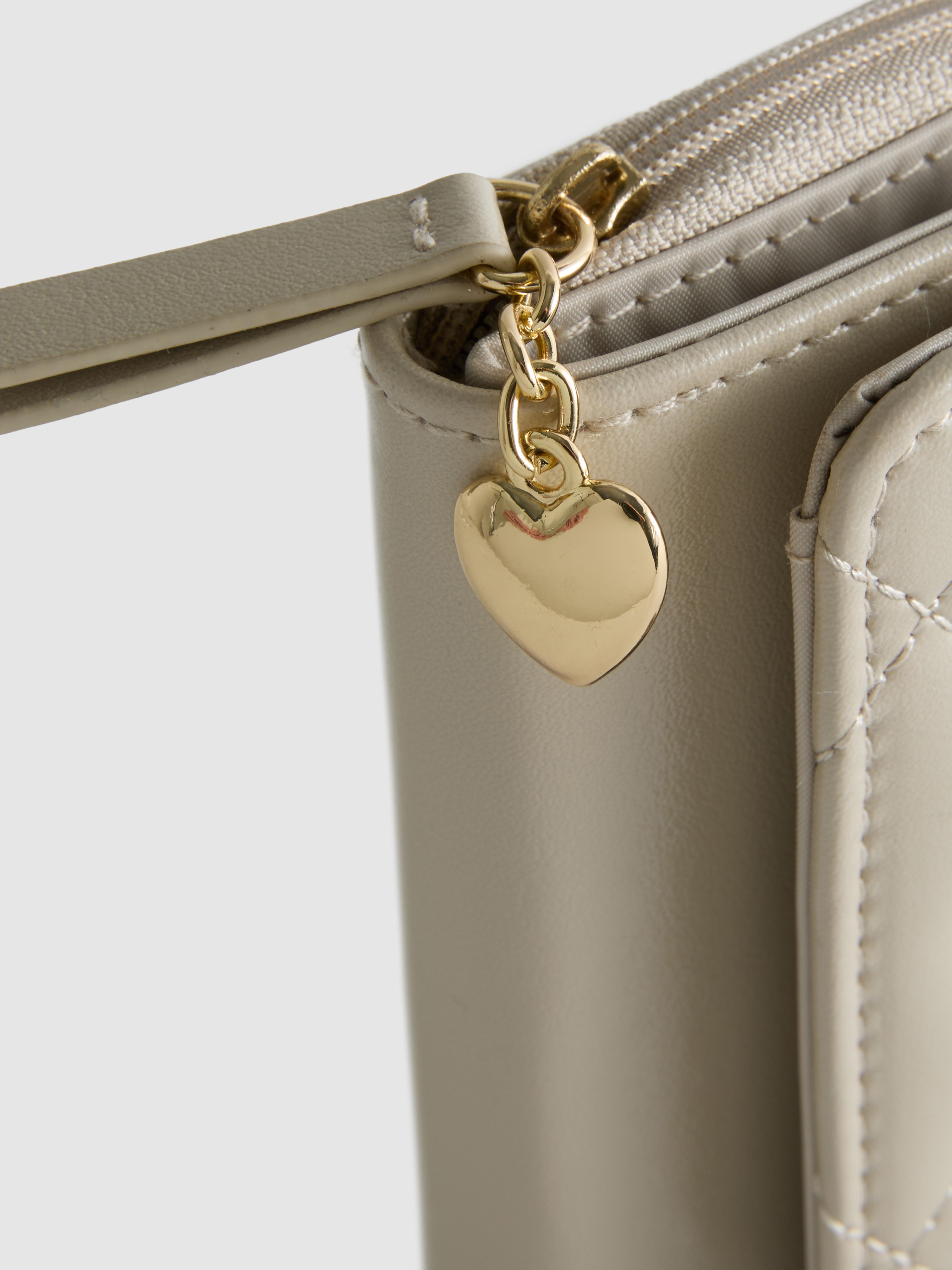 Medium Quilted Charm Wallet