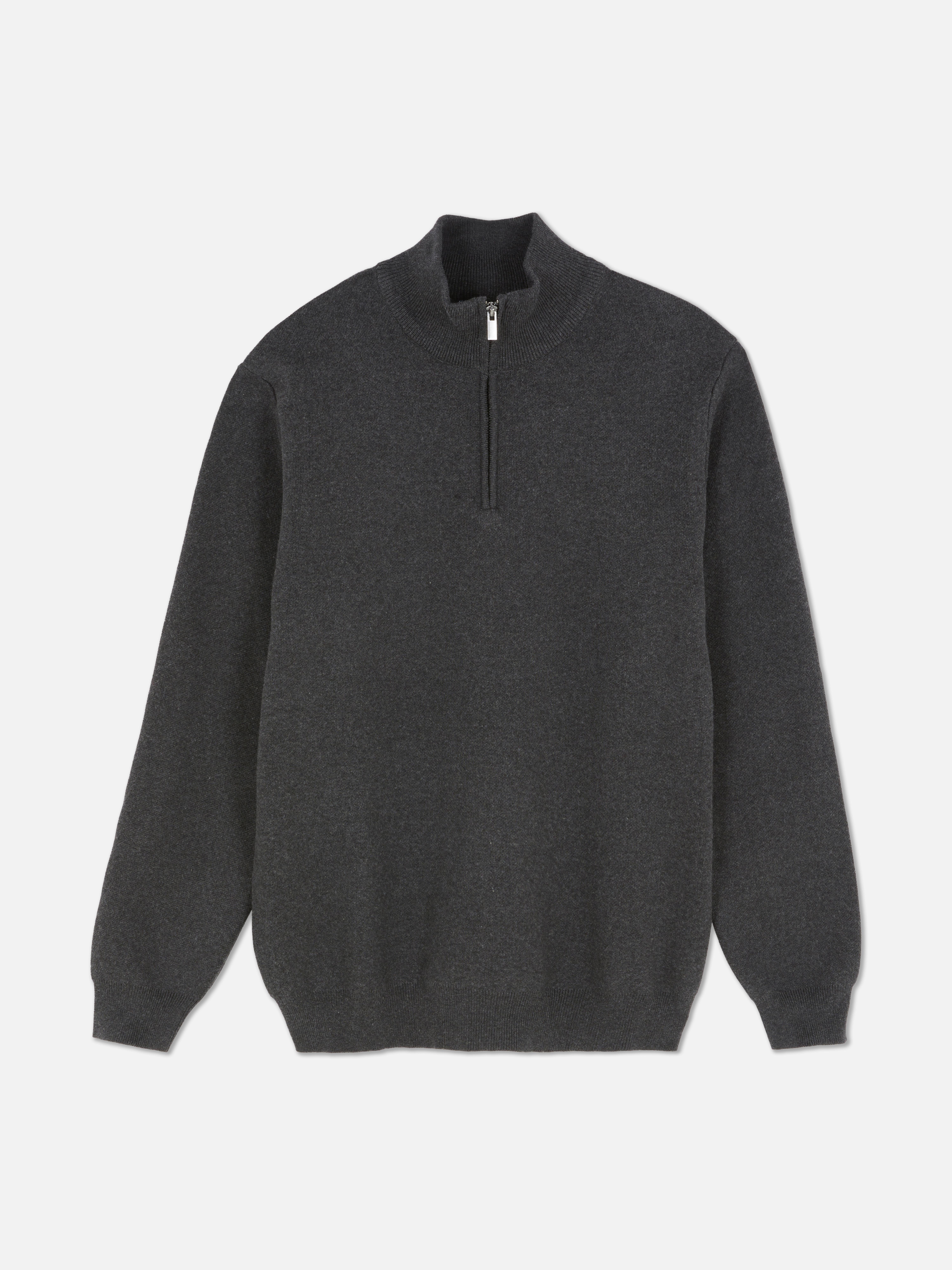 Half-Zip Funnel Neck Sweater