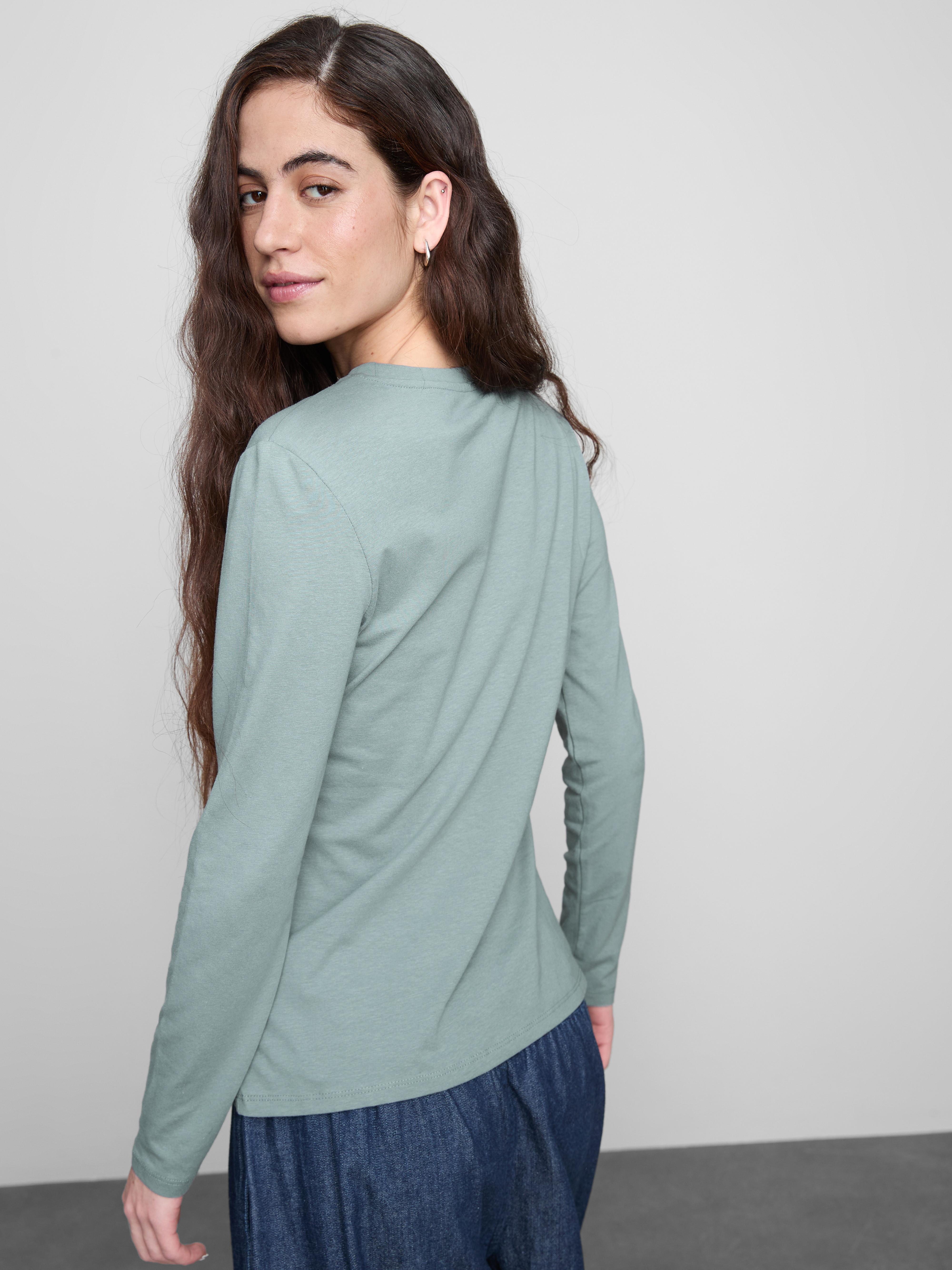 Stretch Crew Neck Top
