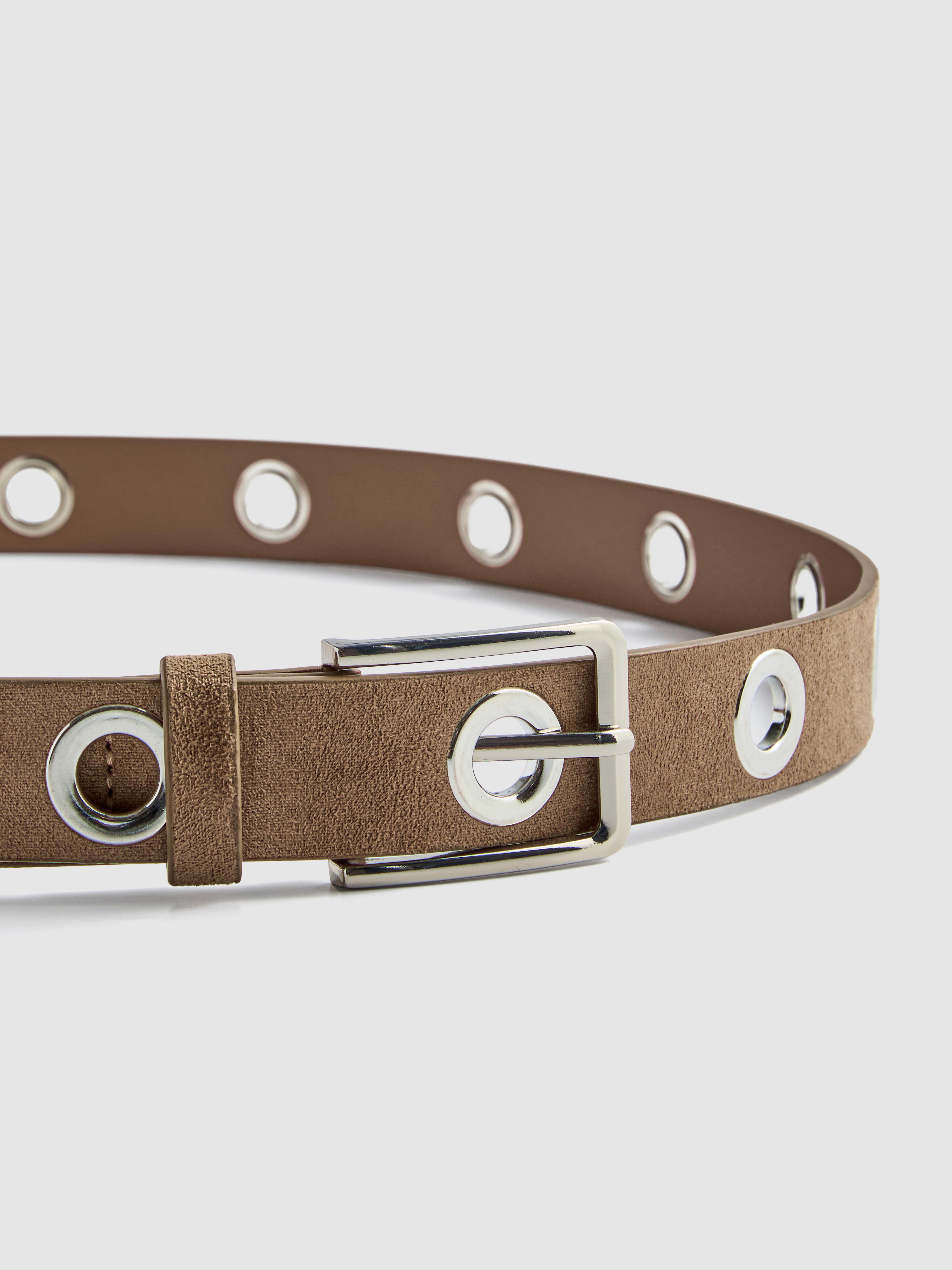 Slim Eyelet Belt