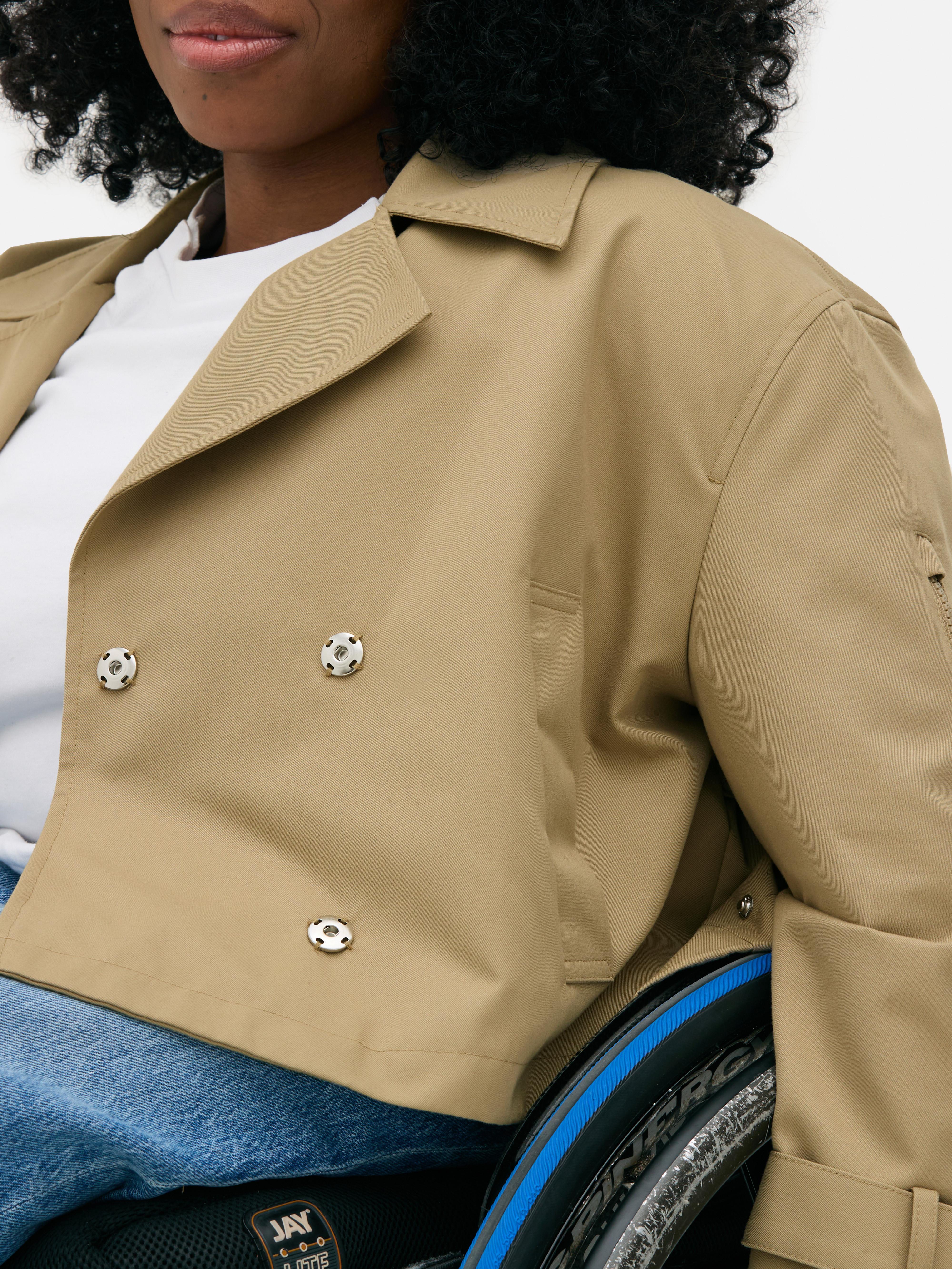 Adaptive Seated Double-Breasted Trench